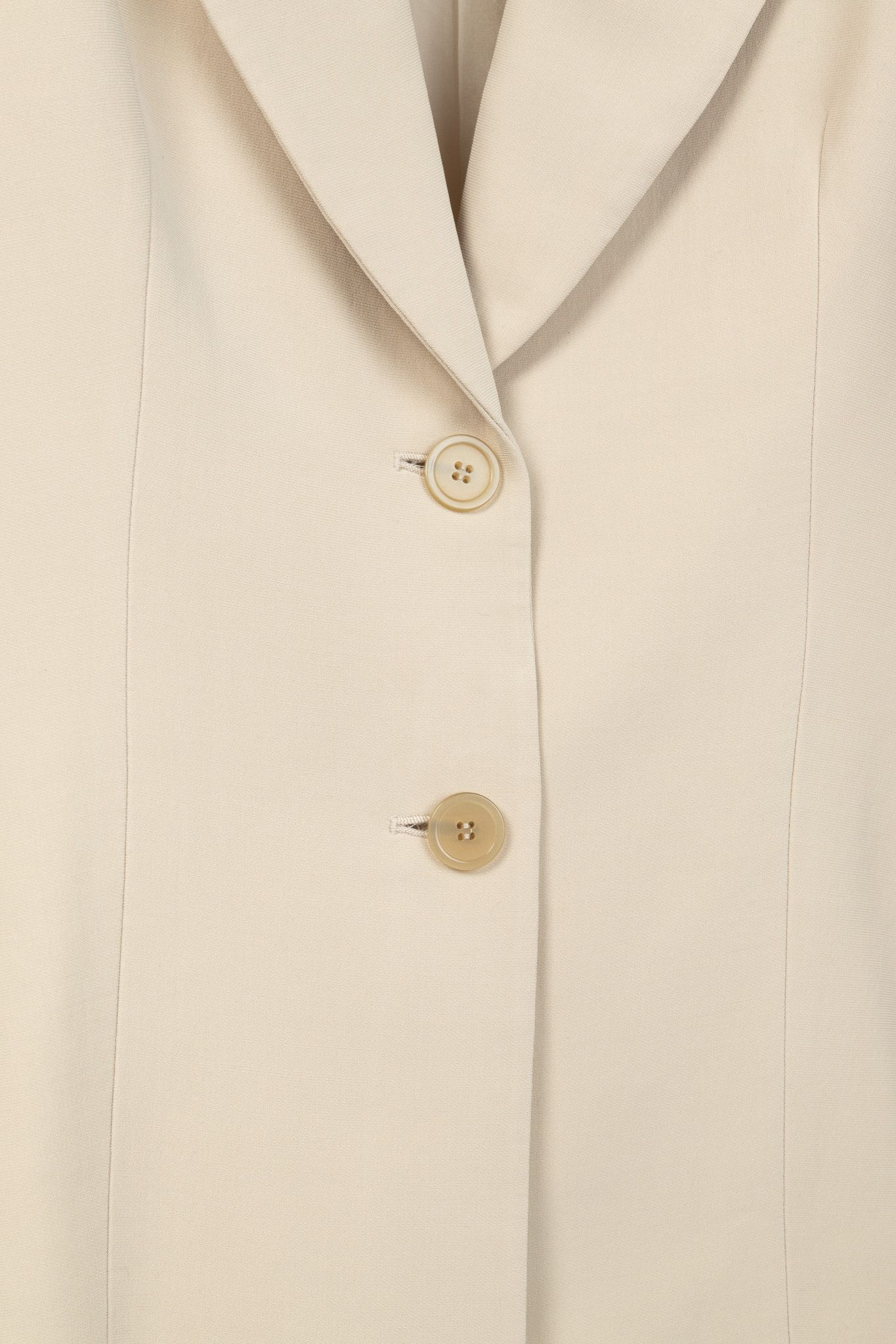 Max Mara Max Mara Beige Crepe Single-Breasted Blazer Size M / US 6-8 / IT 42-44 - 7 Thumbnail