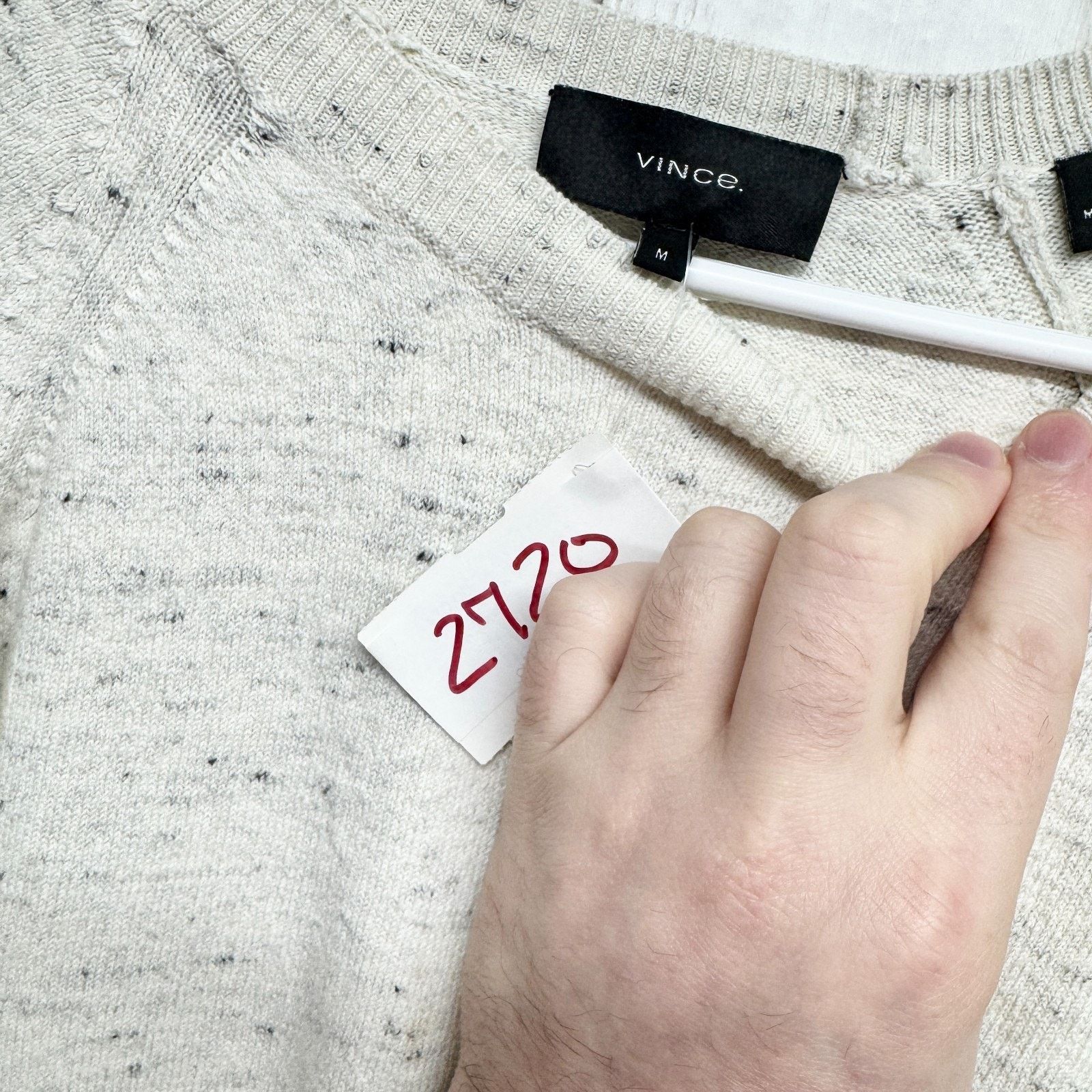 Vince Vince Sweater Size Medium Wool Crewneck Long Sleeve Blouse Size M / US 6-8 / IT 42-44 - 3 Thumbnail