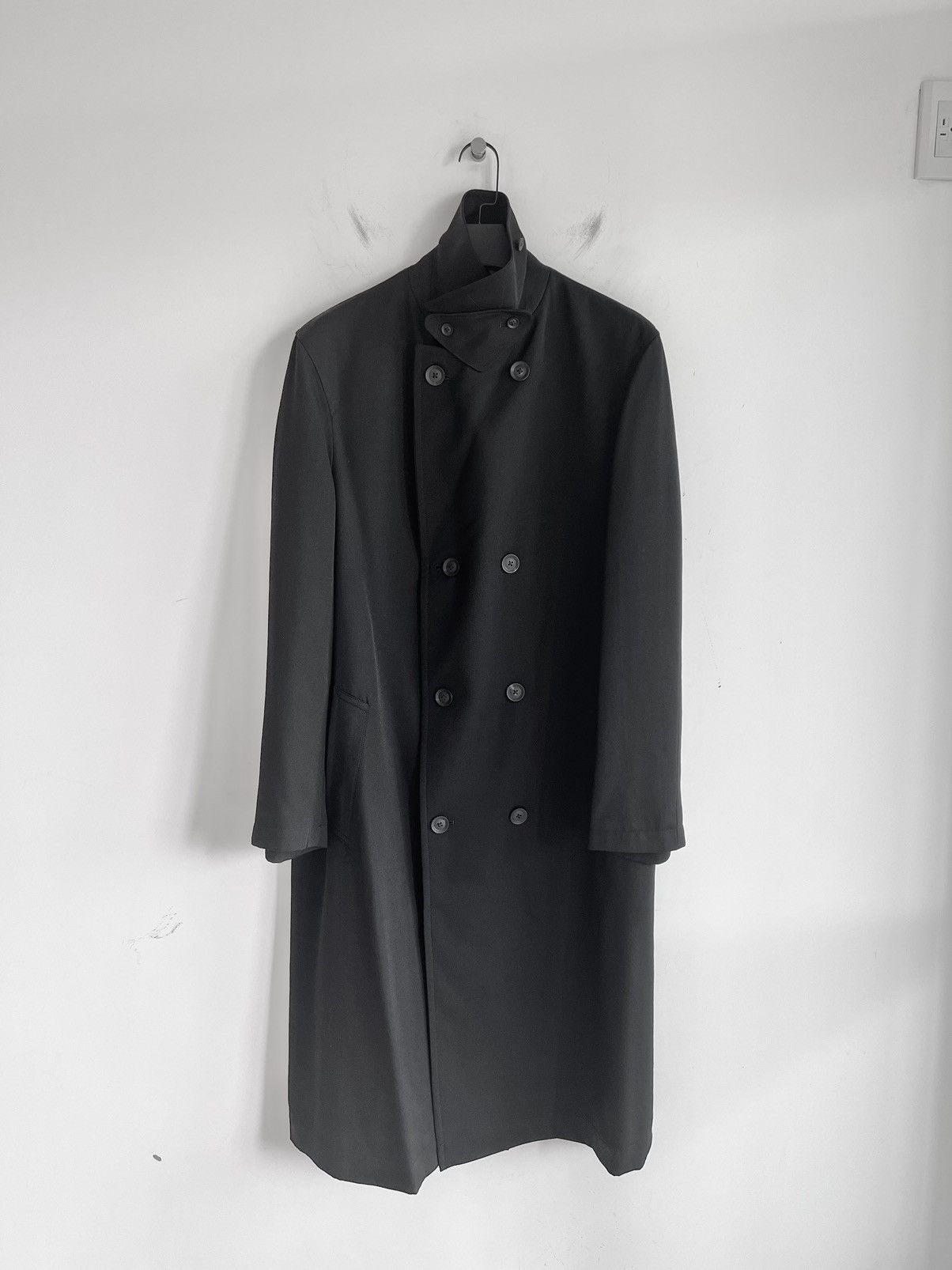 Yohji Yamamoto Yohji Yamamoto REGULATION - 8B DOUBLE BREASTED COAT Size US L / EU 52-54 / 3 - 12 Thumbnail