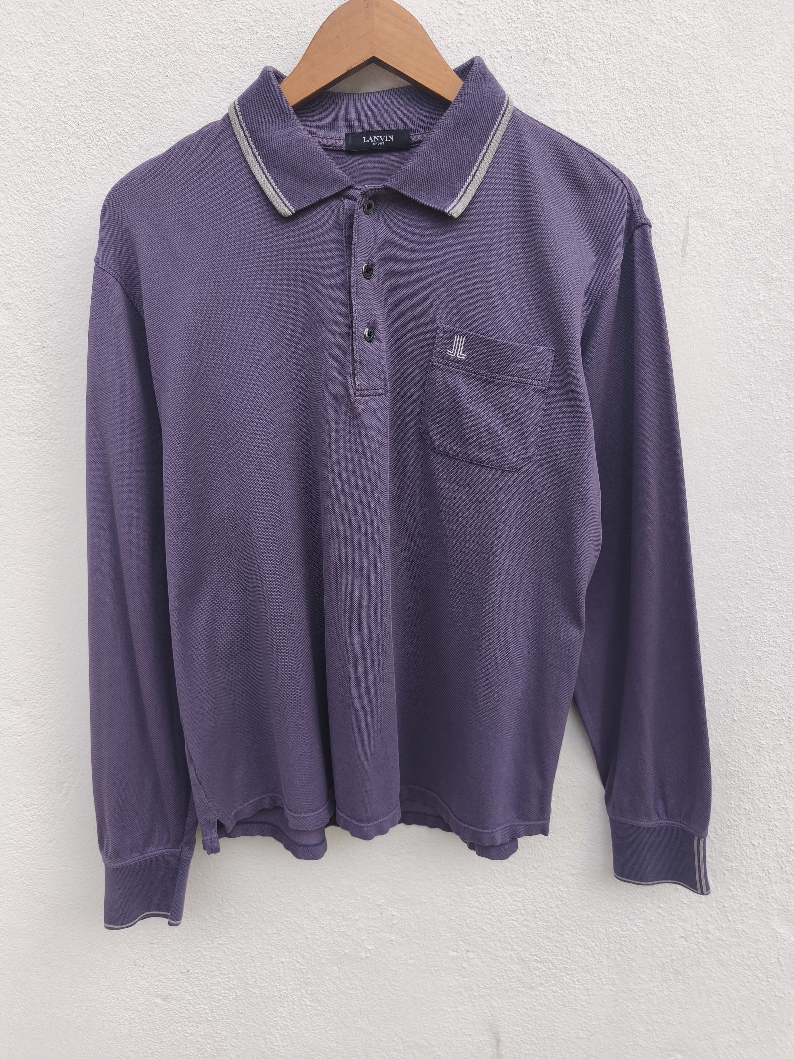 Lanvin Vintage Lanvin Polos Long Sleeve Lanvin Sport Size US L / EU 52-54 / 3 - 2 Thumbnail