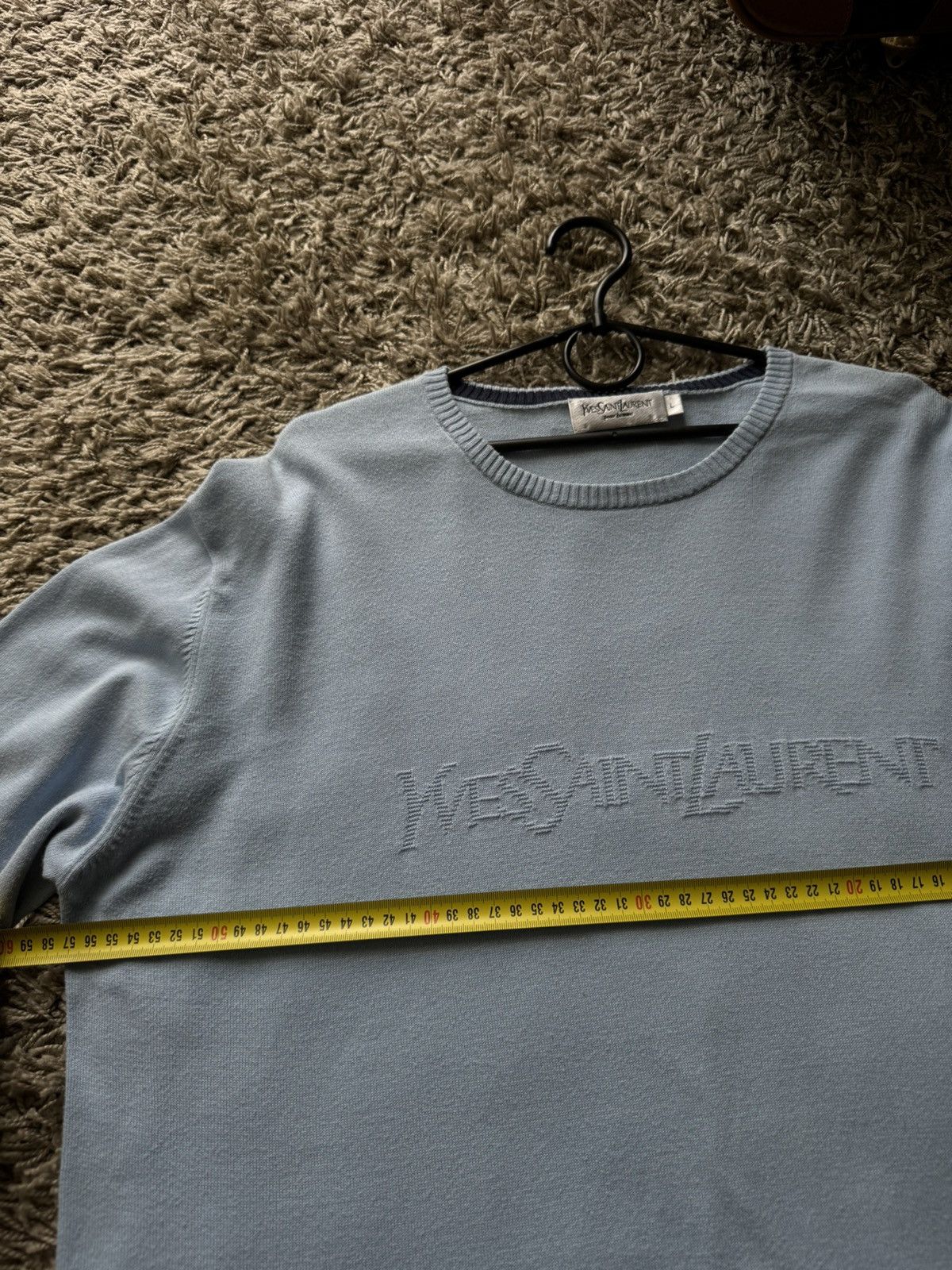 Vintage × Yves Saint Laurent Vintage sweater Yves Saint Laurent 90s original luxury item Size US L / EU 52-54 / 3 - 5 Thumbnail