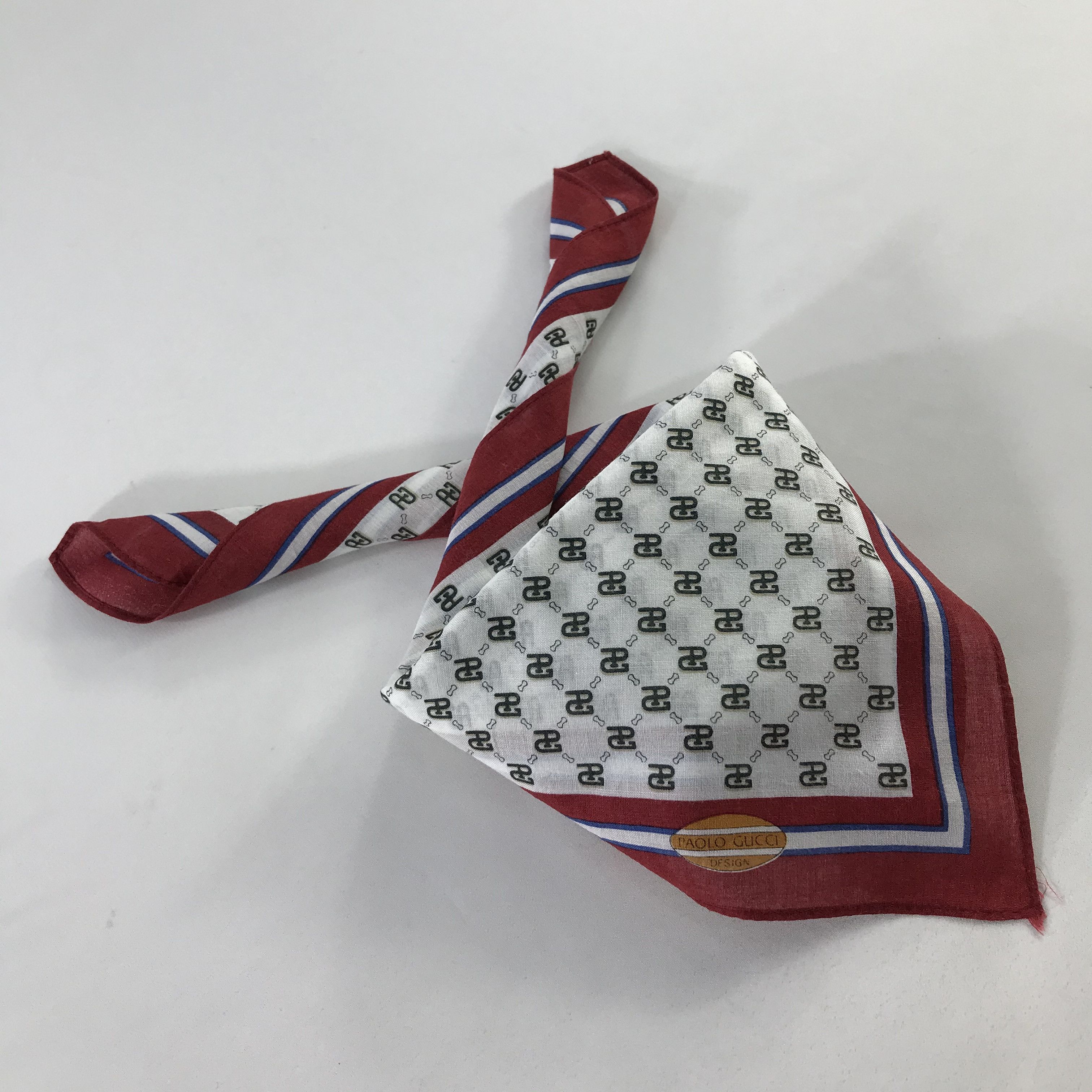 Paolo Gucci × Vintage Paolo Gucci Neckerchief / Bandana / Handkerchief Size ONE SIZE - 2 Thumbnail