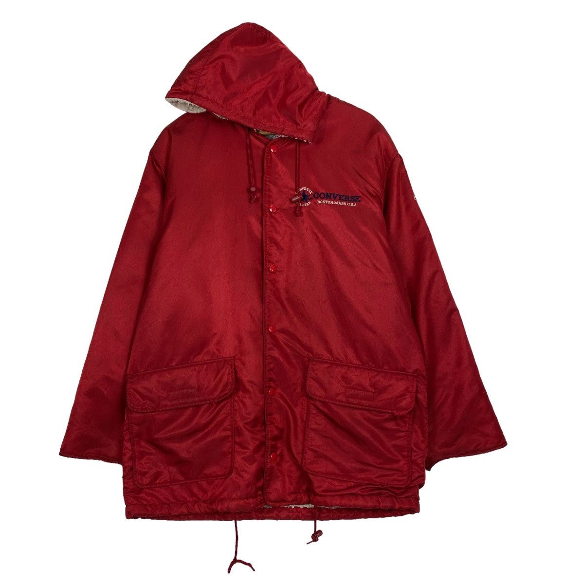 Converse Vintage 90s Converse Big Back Logo Coach Jacket Size US XL / EU 56 / 4 - 4 Thumbnail
