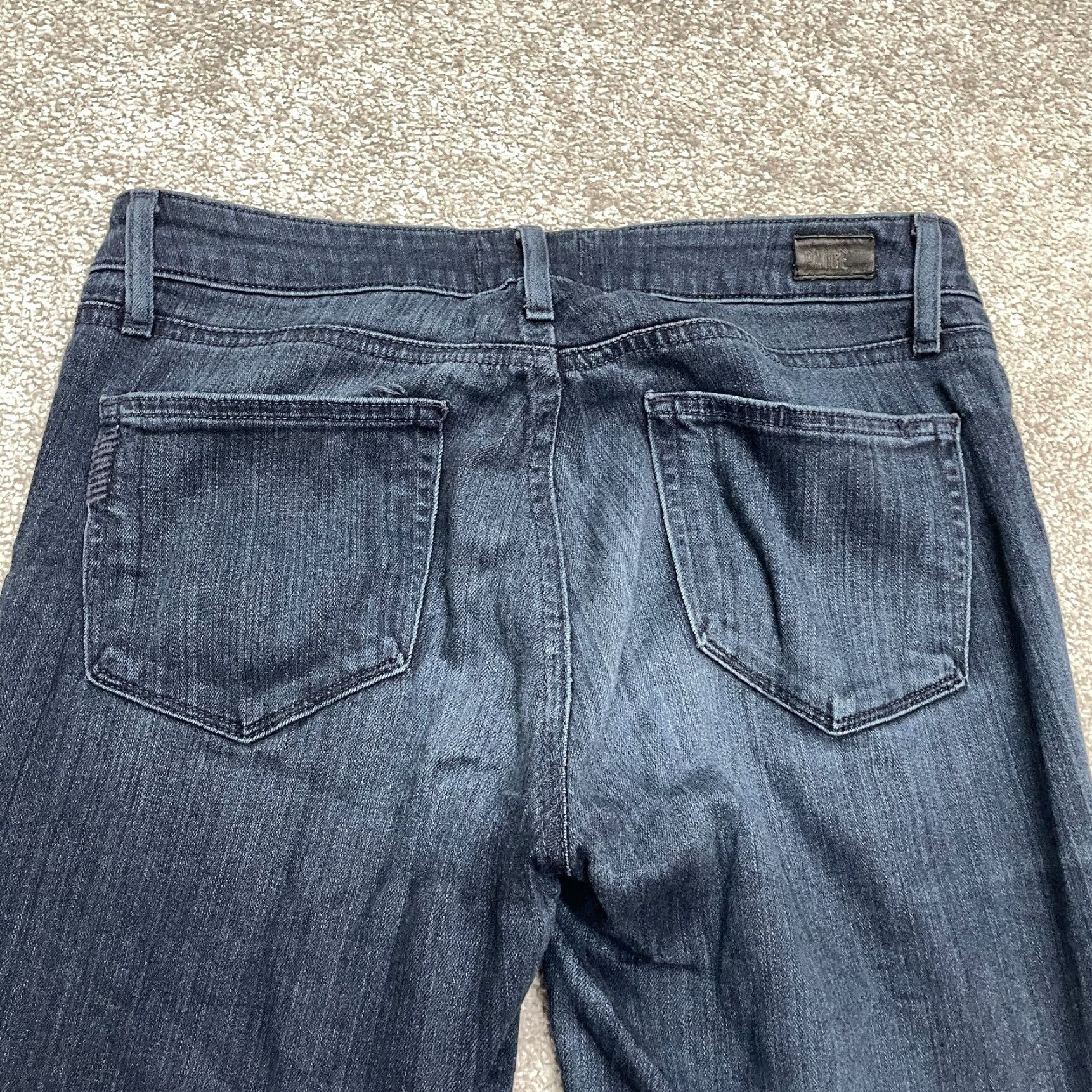 Paige Paige Verdugo Ankle Jeans Womens 29 Blue Mid Rise Soft Stretch Denim 30x27 Size 29" - 5 Thumbnail