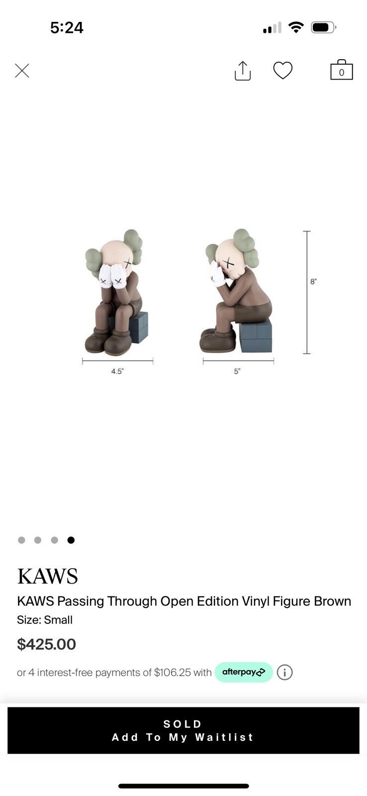 Kaws Kaws “Passing Through” Mediacom toy Size ONE SIZE - 10 Thumbnail