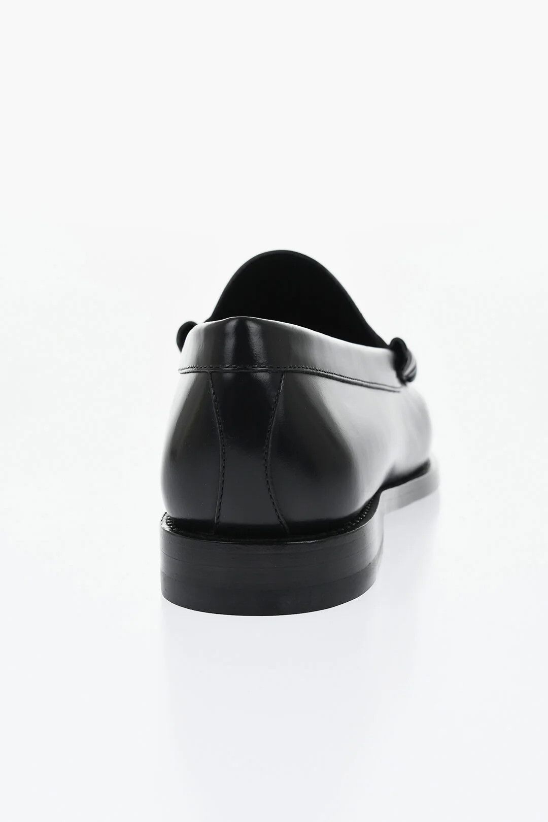 Celine og1mm0426 Brushed Leather Loafers in Black Size US 7 / EU 40 - 2 Thumbnail