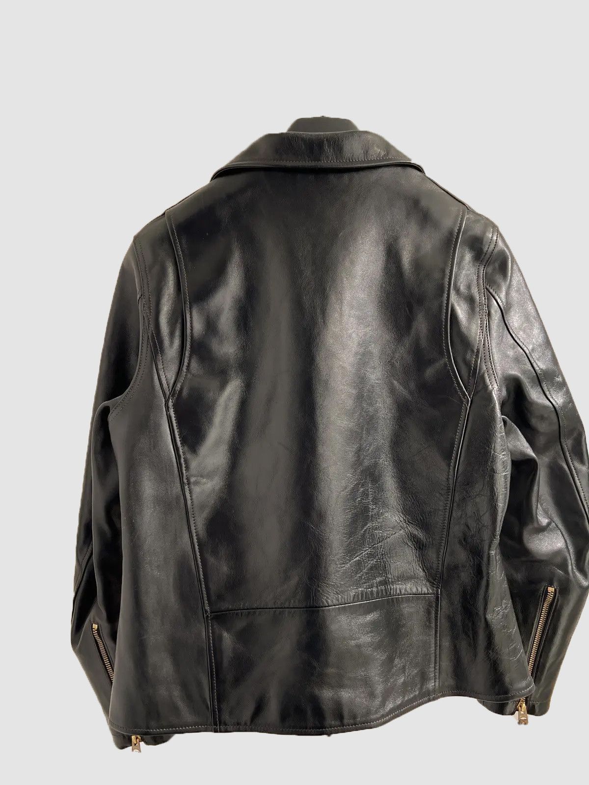 Genuine Leather × Grailed 🔥💀 MEN's VINTAGE BIKER STYLE LEATHER JACKET STREETWEAR Size US XL / EU 56 / 4 - 2 Thumbnail