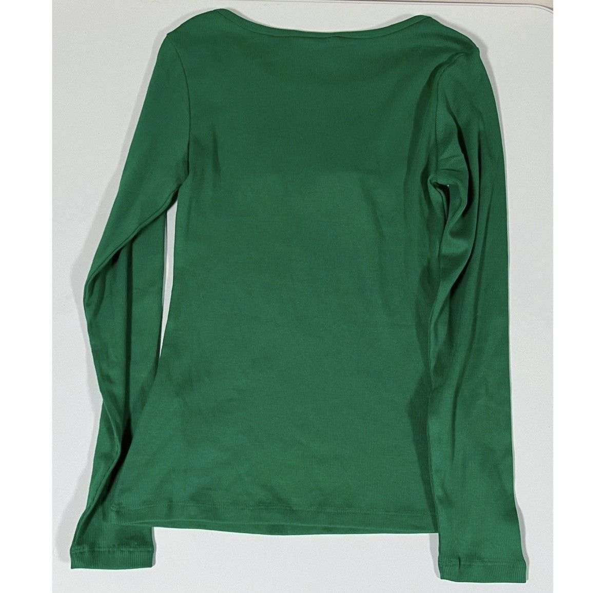Guess Guess Green Long Sleeve Crewneck T-Shirt Top Tee Size S 💚✨ Size S / US 4 / IT 40 - 5 Thumbnail