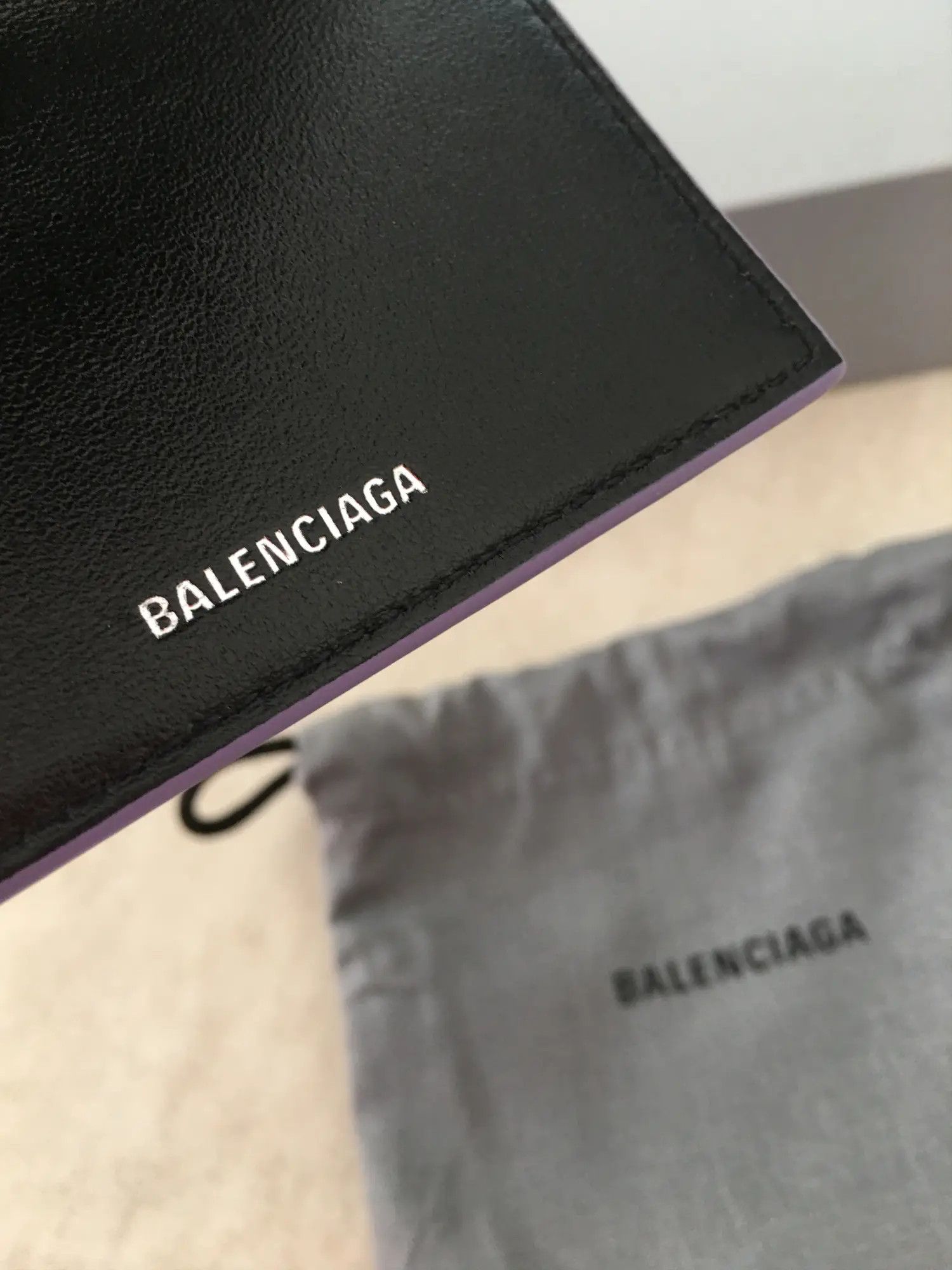 Balenciaga Mini Wallet Metallized Grained Calf Size ONE SIZE - 5 Thumbnail