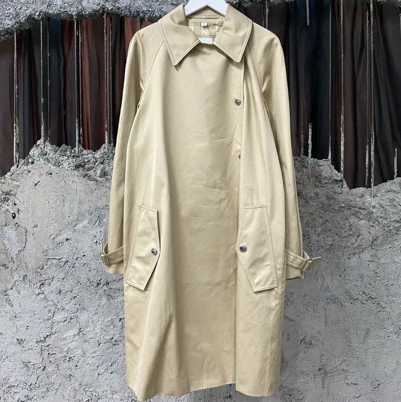 Burberry Burberry Khaki Long Trench Coat for Women Size ONE SIZE - 1 Thumbnail