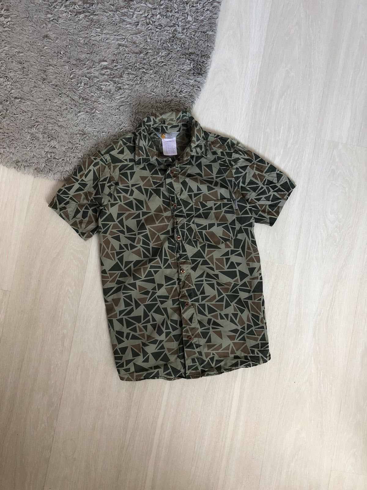 Carhartt × Carhartt Wip × Vintage Vintage Carhartt WIP Short Sleeve Shirt Size US S / EU 44-46 / 1 - 1 Thumbnail