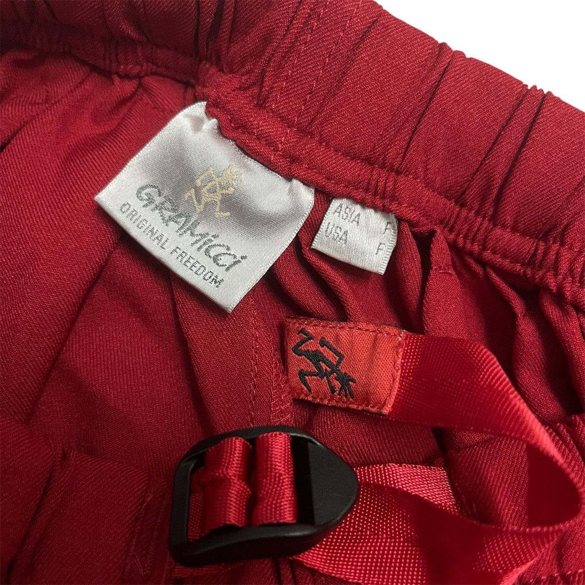 Gramicci Red Long Flare Skirt By Gramicci Size 30" / US 8 / IT 44 - 3 Thumbnail