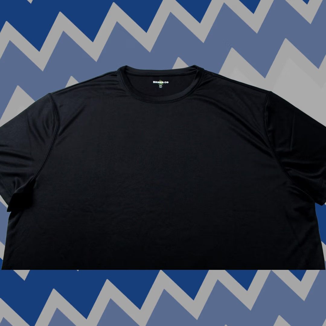 CO Bass & Co Men's Short Sleeev Hiker Tech T-Shirt CN6 Caviar Size 3XL NWT Black T-Shirt Mens 3XL Size US XXL / EU 58 / 5 - 1 Thumbnail