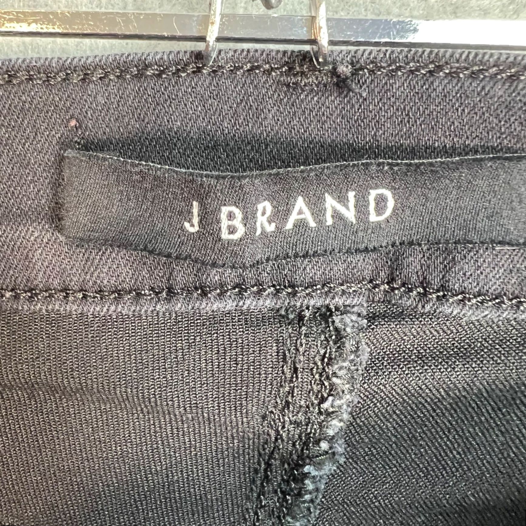 J Brand J Brand Womens Size 25 Selena Mid-Rise Cropped Black Jeans Cotton Blend Jeans Size 42" / US 20 - 3 Thumbnail
