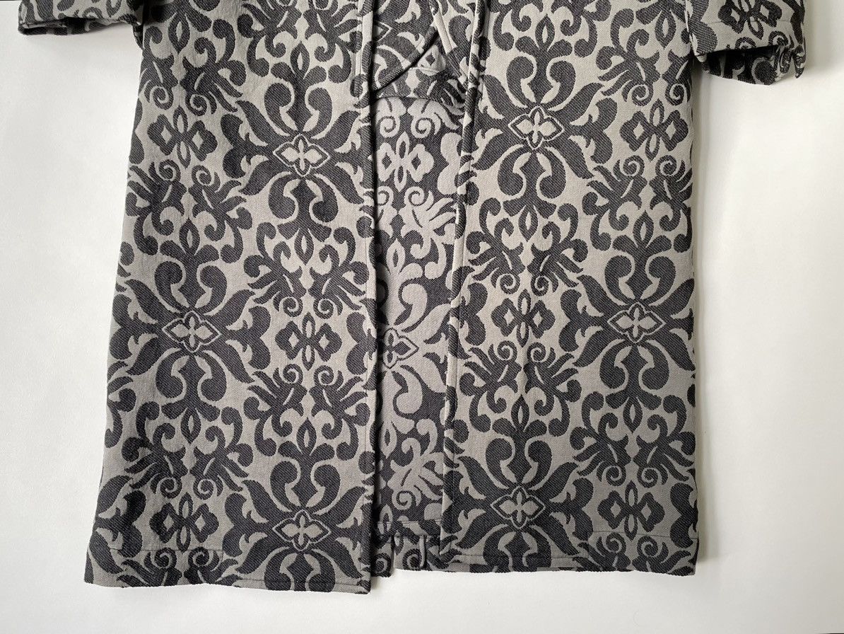 Comme des Garcons A/W 13 Gray Floral Jacquard Overcoat Size US M / EU 48-50 / 2 - 18 Thumbnail