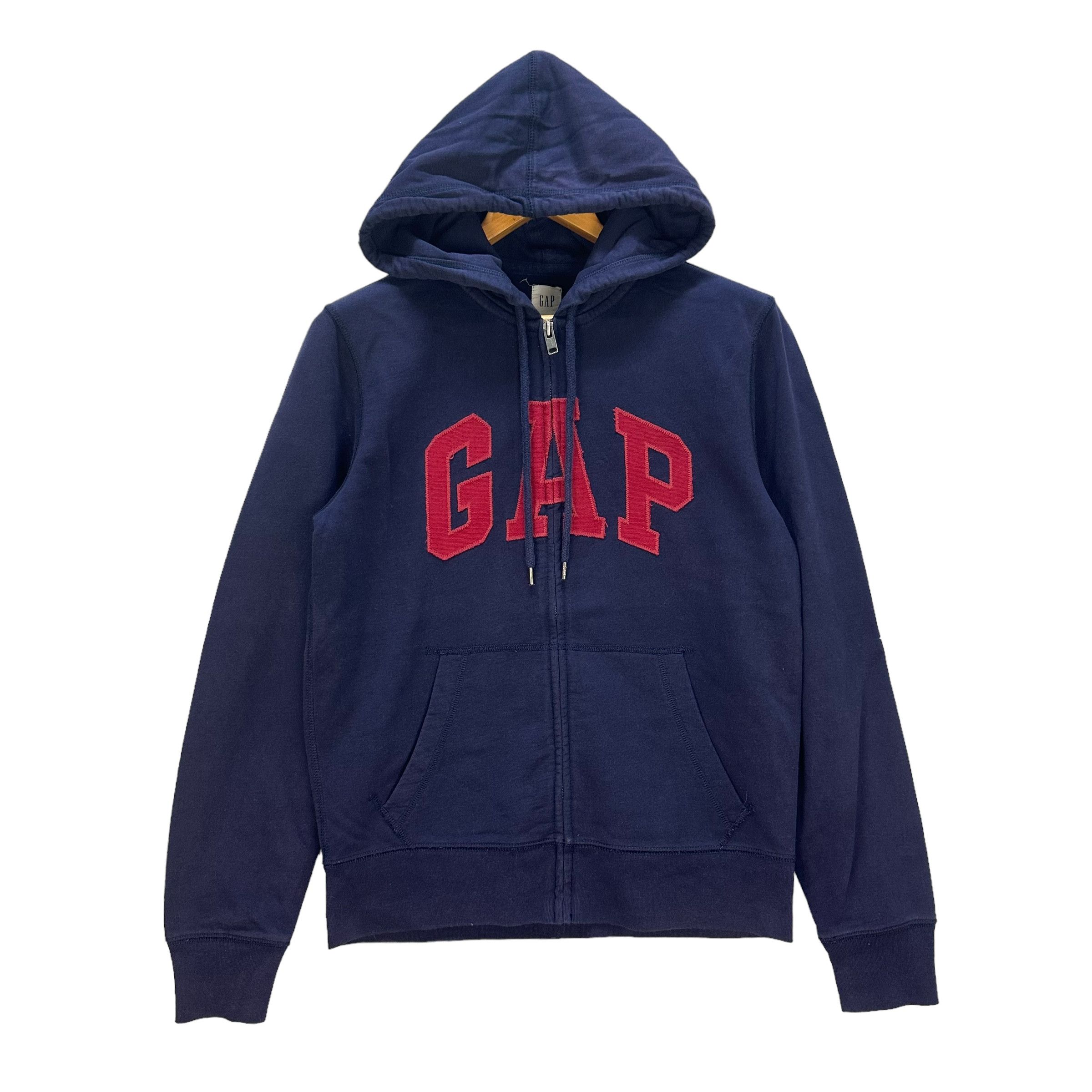 Gap GAP SPELLOUT BIG LOGO ZIPPER HOODIES #8712-022 Size US S / EU 44-46 / 1 - 1 Thumbnail