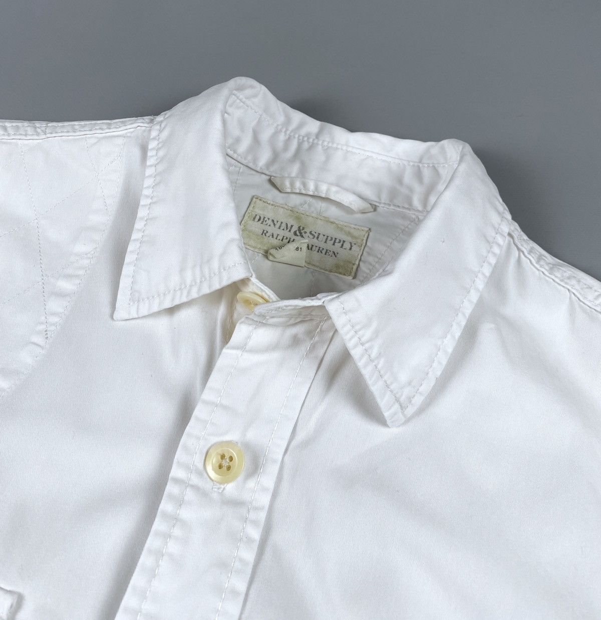 Ralph Lauren Denim & Supply Ralph Lauren White Multipocket Shirt Size L Size US M / EU 48-50 / 2 - 9 Thumbnail