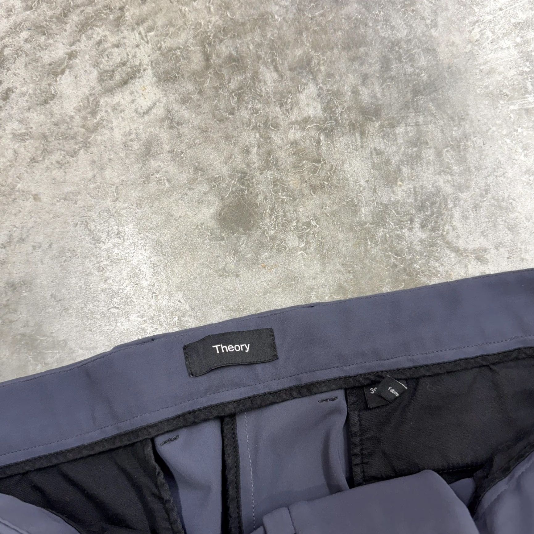 Theory Theory Pants Mens 36 Gray Flat Front Dress Chino Slim Fit Office Work Shirt pants? Size US 36 / EU 52 - 3 Thumbnail