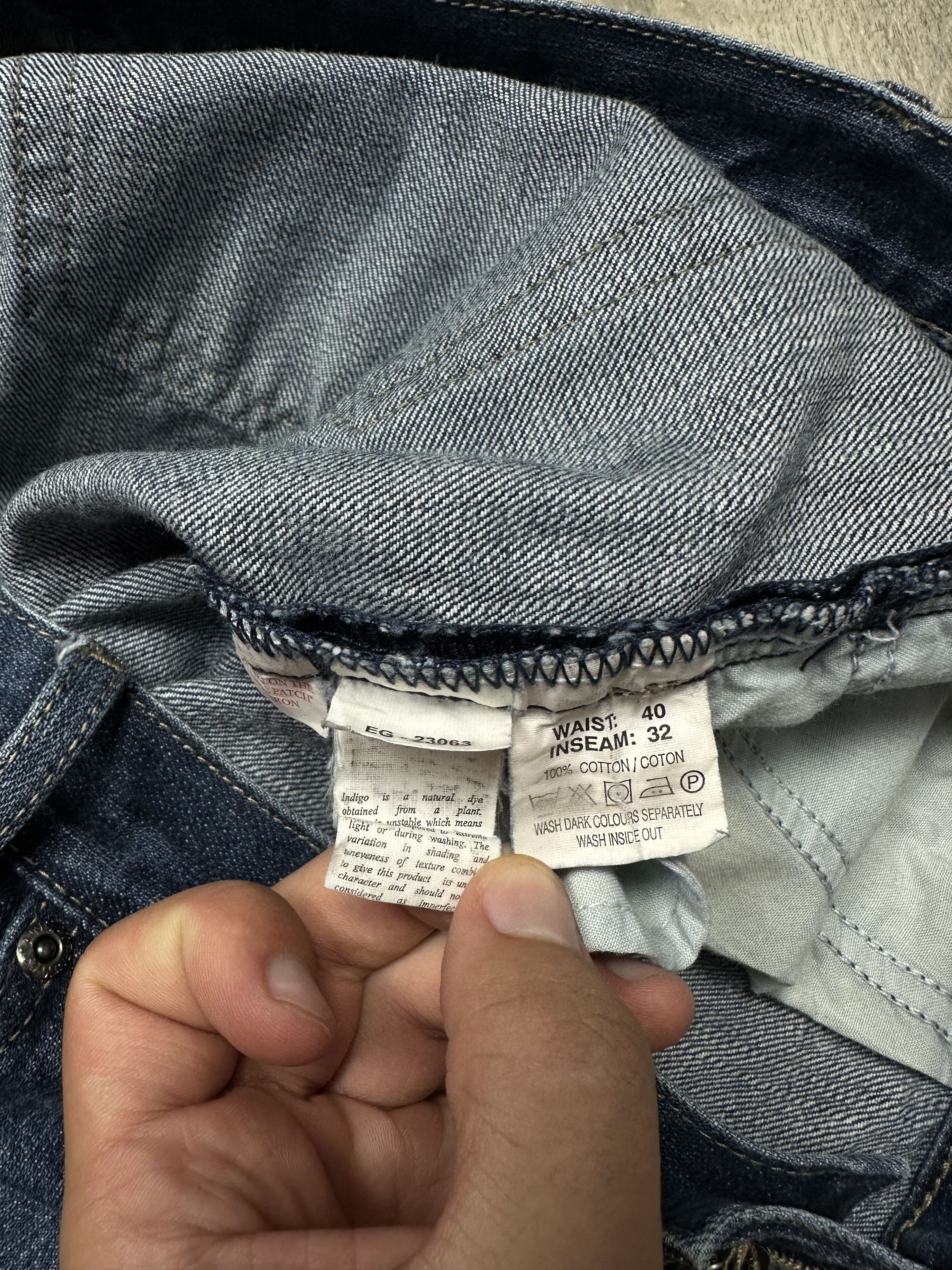 Yves Saint Laurent Yves Saint Laurent YSL Vintage Mens Denim Pants Jeans Size US 40 / EU 56 - 10 Thumbnail