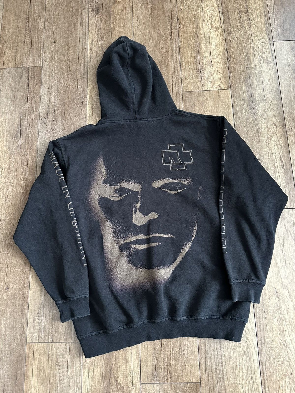 Band Tees Rammstein Made In Germany Face Vintage Hoodie Pullover Size US M / EU 48-50 / 2 - 2 Thumbnail