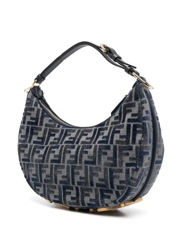 Fendi o1s1wg111125 Size: OS/ Fendigraphy Small in Nevy Blue Size ONE SIZE - 2 Thumbnail