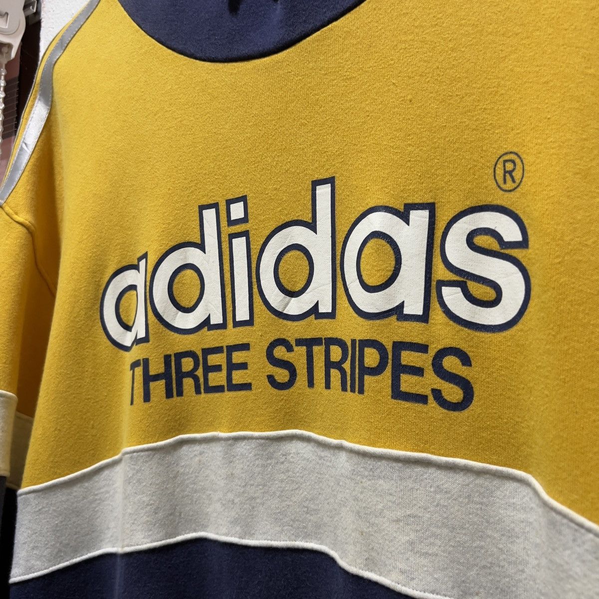 Adidas Adidas Vtg Three Stripe (Japan) Size US XL / EU 56 / 4 - 2 Thumbnail