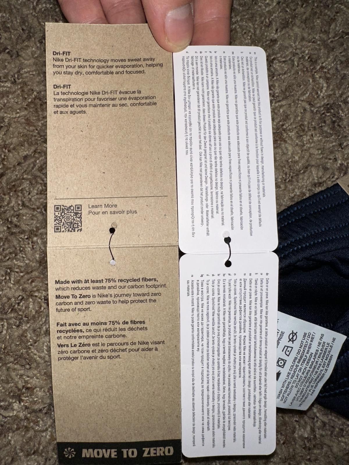 Nike Nike Dri-FIT Academy Men's Dri-FIT Soccer Pants Sample Size US 32 / EU 48 - 11 Thumbnail