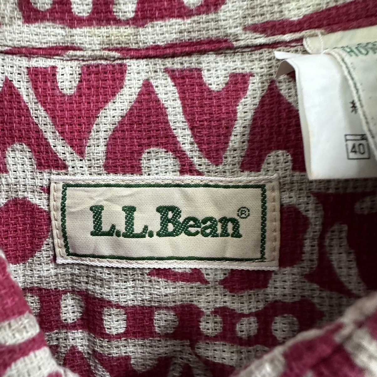 L.L. Bean Vintage 90s LL Bean Baggy Art Button Shirt A795 Size US L / EU 52-54 / 3 - 5 Thumbnail