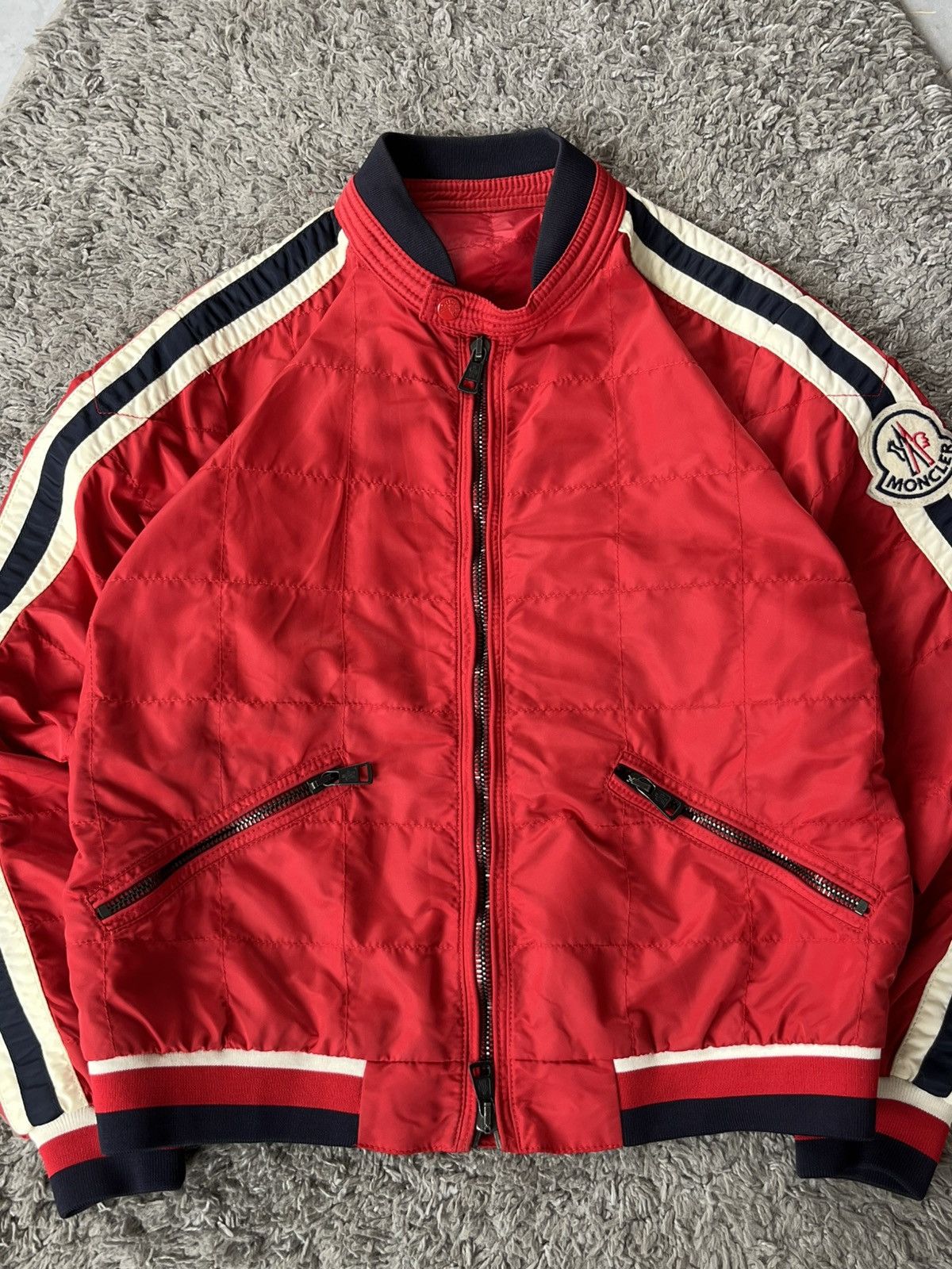 Moncler Vintage Luxury Light Jacket Moncler Canvas Big logo ❗️ Size US M / EU 48-50 / 2 - 6 Thumbnail