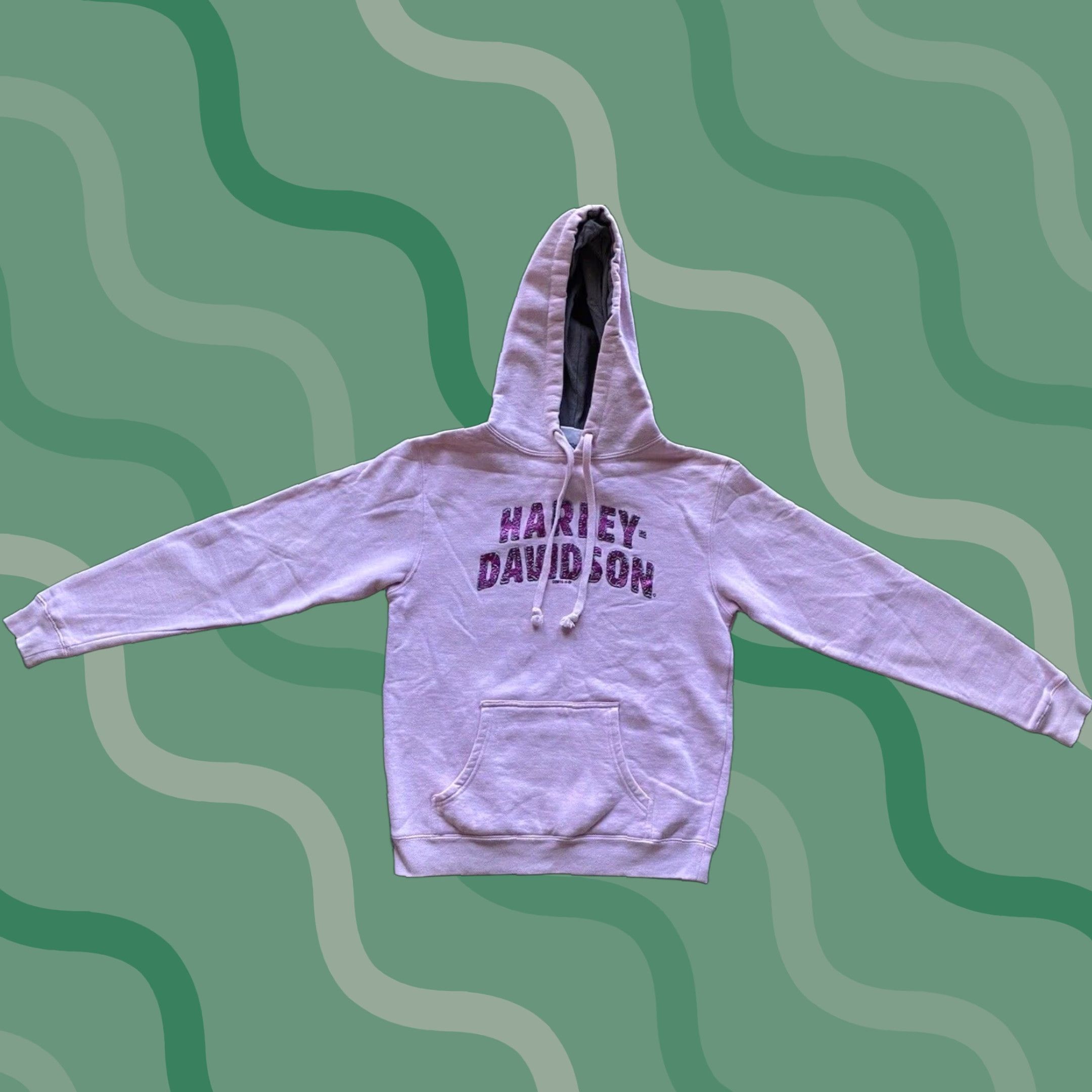 Harley Davidson Harley-Davidson Hoodie Pullover Women Pink Size S Adult Women's Small Pullover Hoodie California Victorville - 90s? (No, ignore 90s) Size S / US 4 / IT 40 - 1 Thumbnail