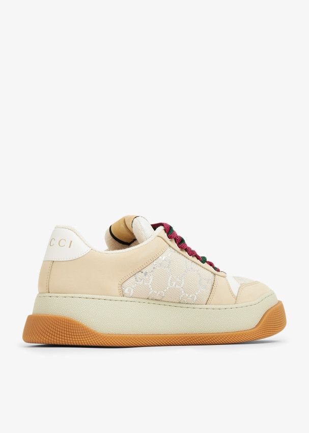 Gucci o1s1wg110425 Women's Screener Sneakers in Multicolor Size US 7 / IT 37 - 3 Thumbnail