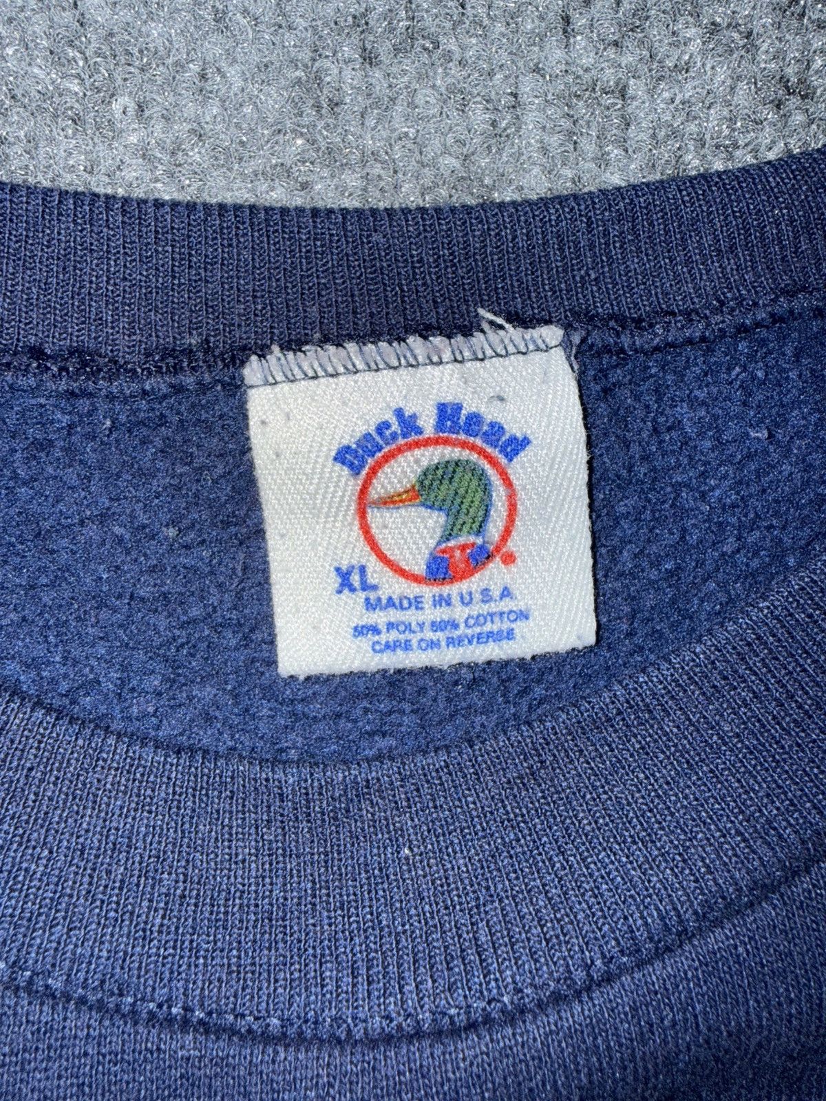 Duck Head Vintage 90s Duck Head Embroidered Logo Crewneck Sweatshirt Size US XL / EU 56 / 4 - 4 Thumbnail
