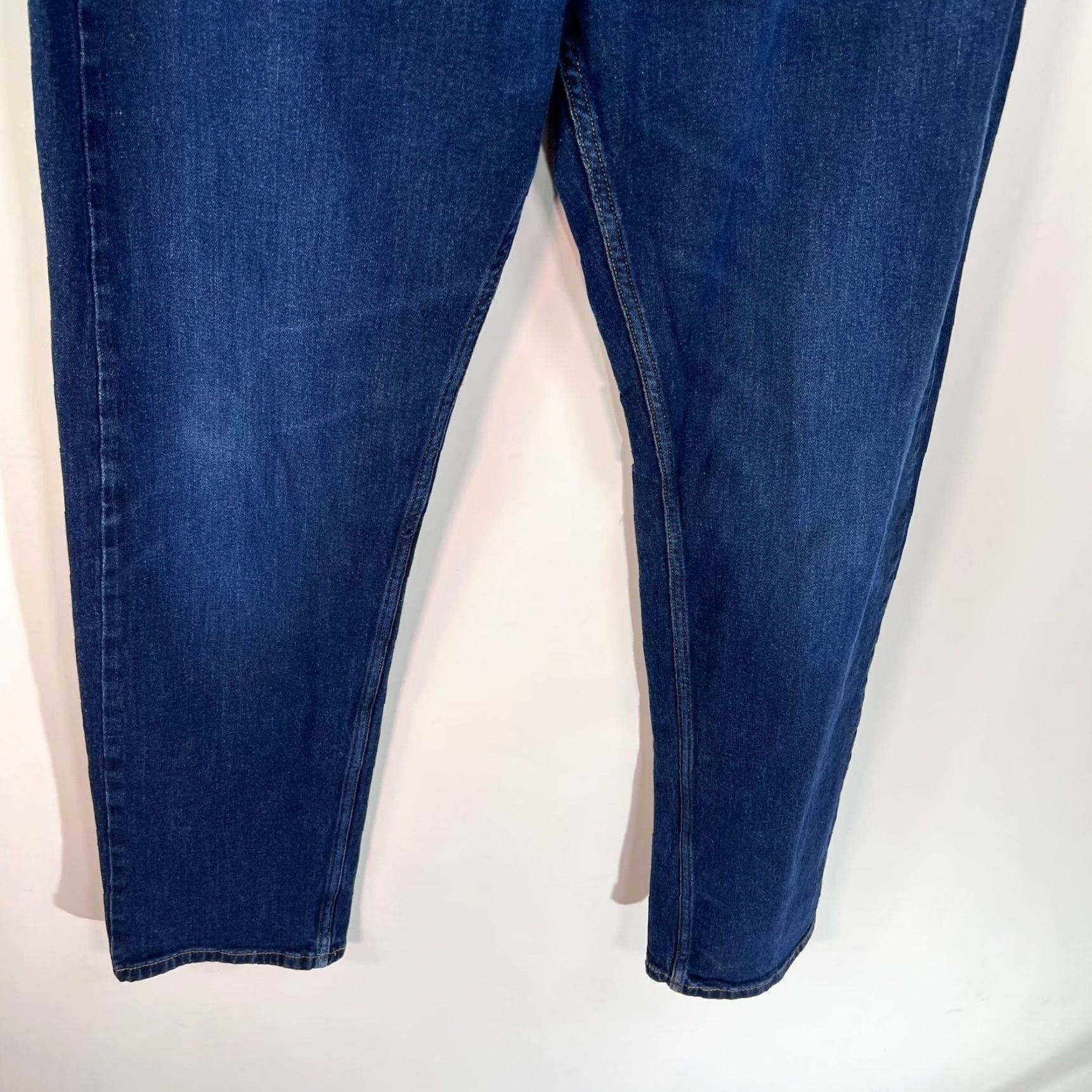Levi's Levi's 505 Classic Regular Straight Jeans Men's Size 40 Blue Dark Wash 40X32 Size US 40 / EU 56 - 3 Thumbnail