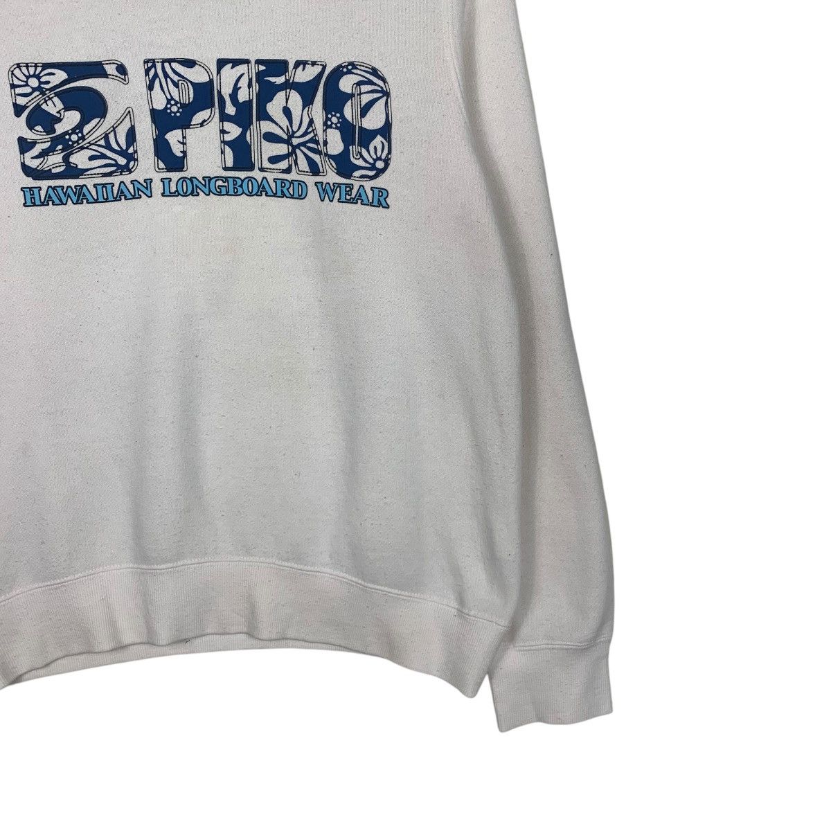 Japanese Brand PIKO Hawaiian Longboard Wear Big Logo Sweatshirt #2020-C88 Size US M / EU 48-50 / 2 - 4 Thumbnail