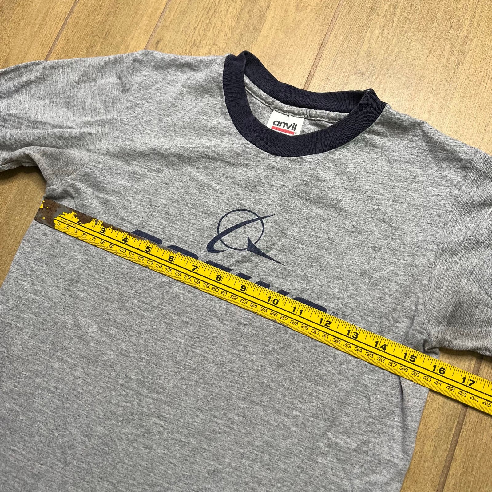Anvil Vintage 90s Boeing Aircrafts Ringer T-Shirt USA Youth L Size US L / EU 52-54 / 3 - 7 Thumbnail
