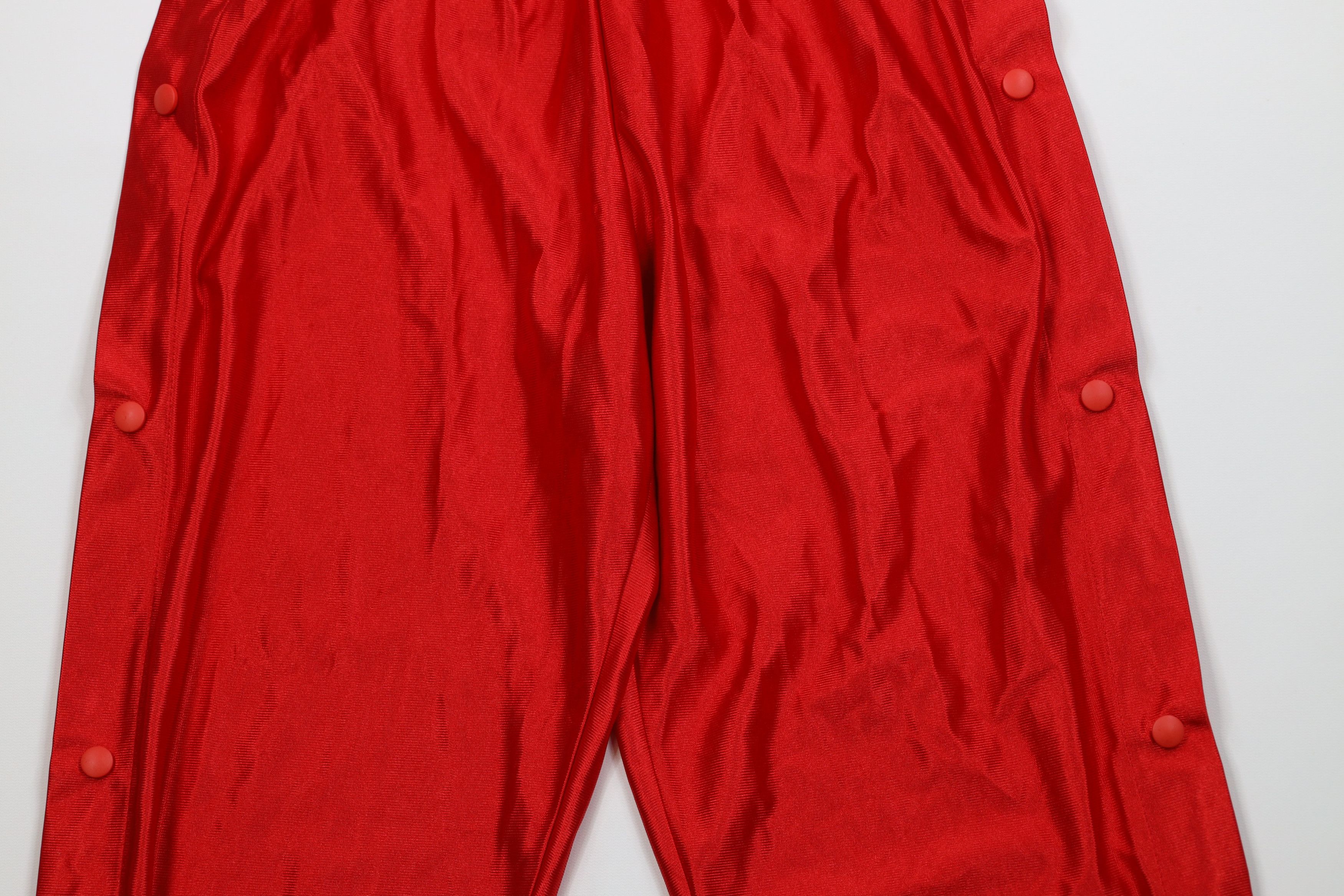 Vintage Vintage 90s Streetwear Tearaway Sweatpants Pants Red Size US 34 / EU 50 - 3 Thumbnail