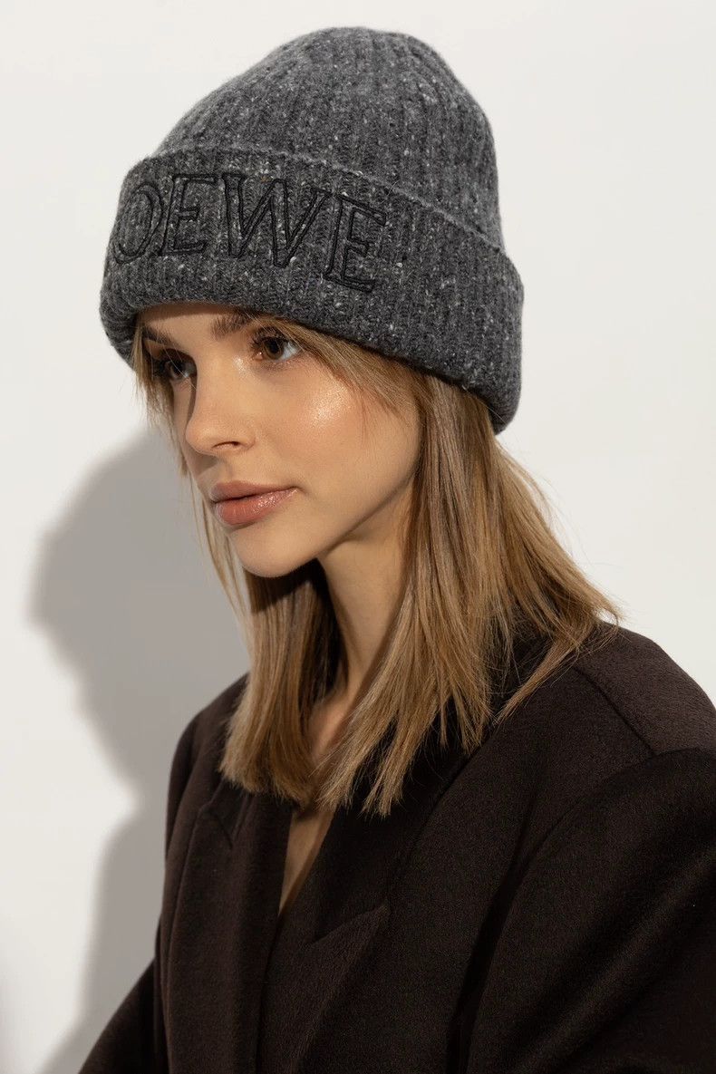 Loewe LOEWE Gray knit cap Size ONE SIZE - 2 Thumbnail