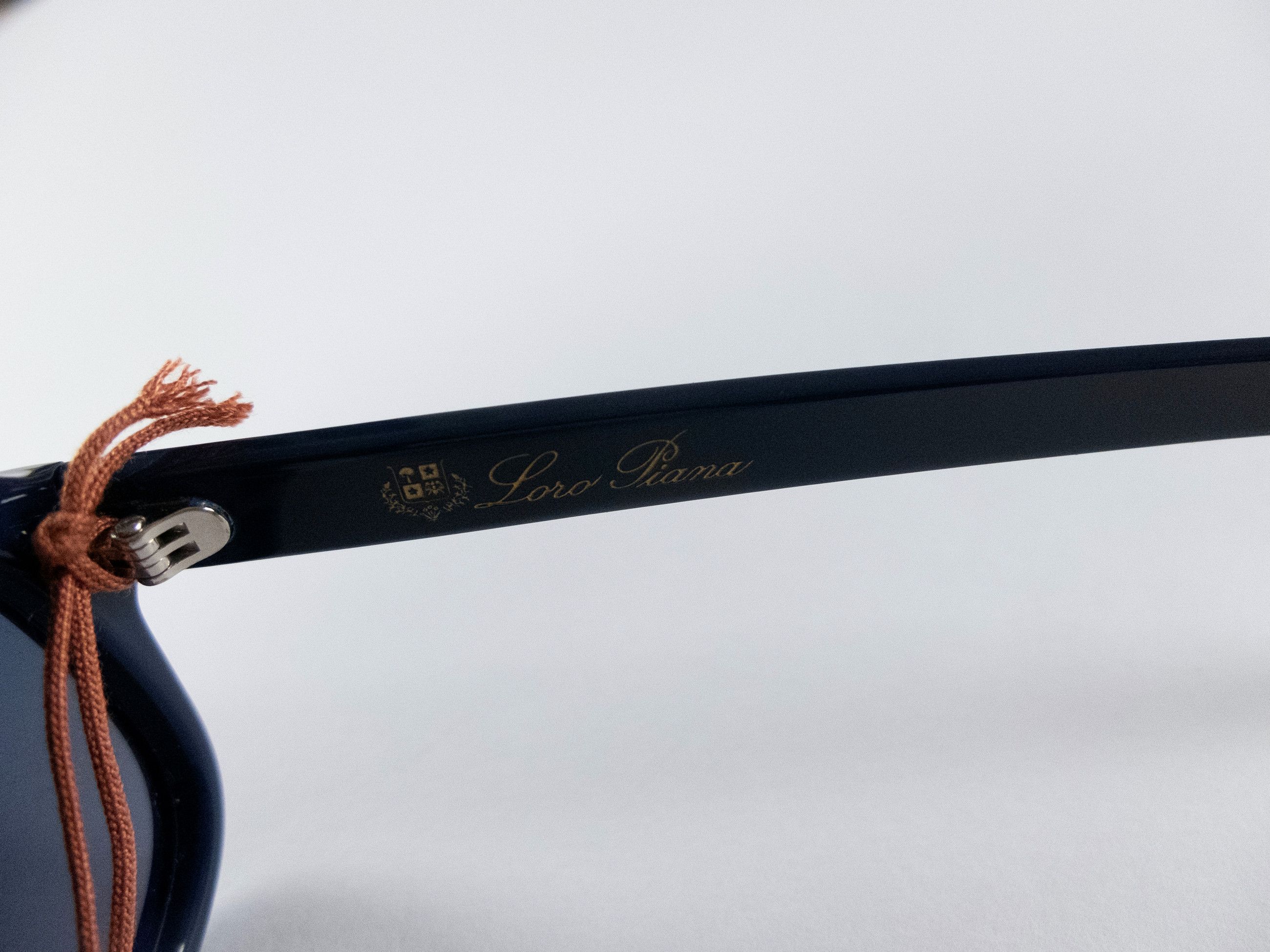 Loro Piana LORO PIANA Andre navy blue rectangle sunglasses FAM2844 Size ONE SIZE - 5 Thumbnail
