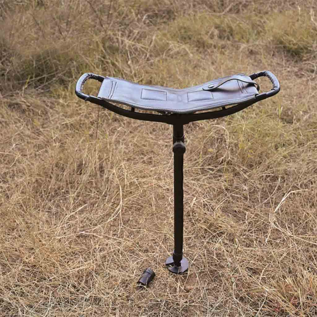 Leather × Other Leather Walking Stick Folding Seat Venator Black Size 40 - 1 Thumbnail
