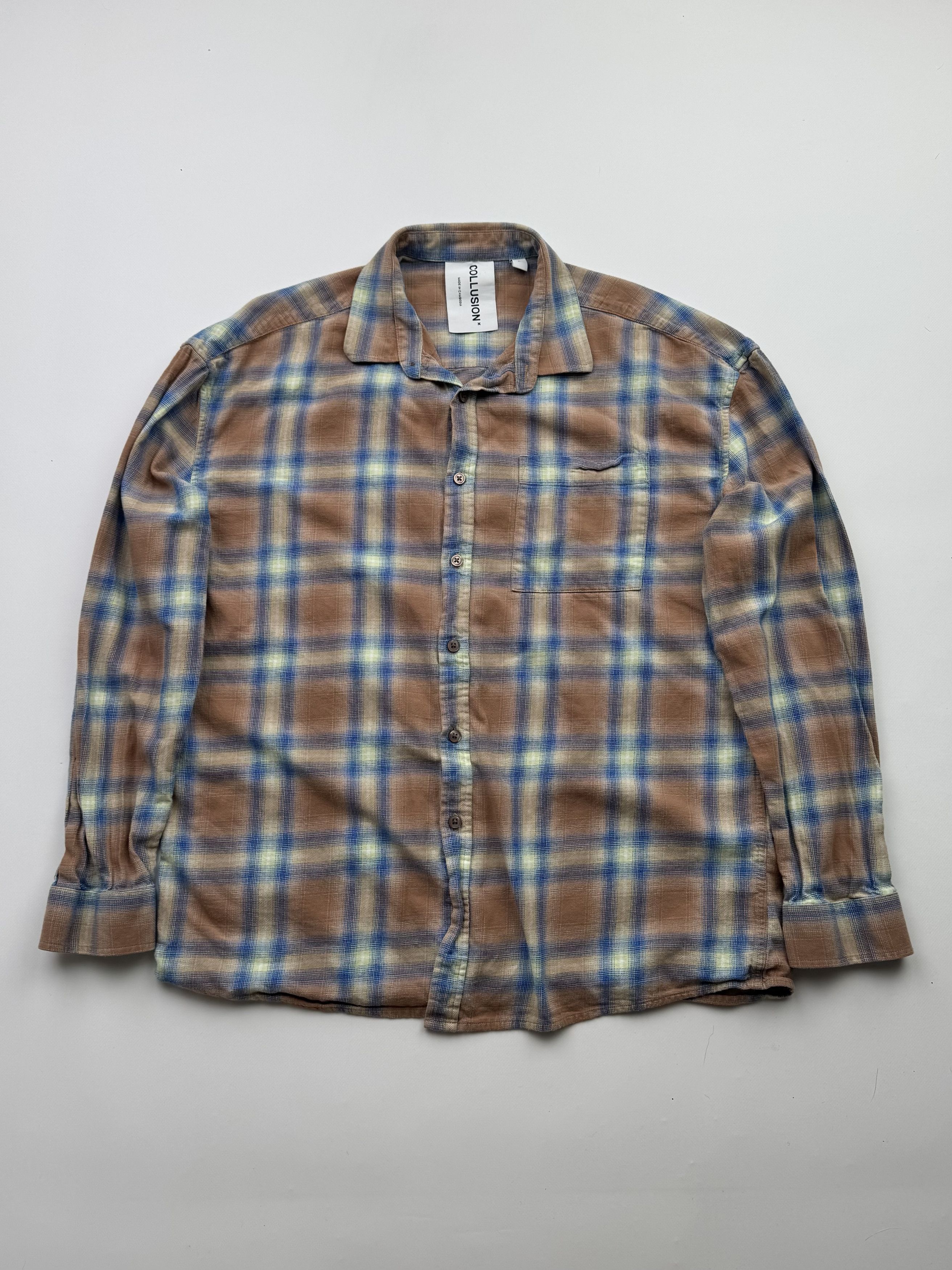Flannel Collusion Flannel Shirt B276(V467)E2 Size US L / EU 52-54 / 3 - 1 Thumbnail