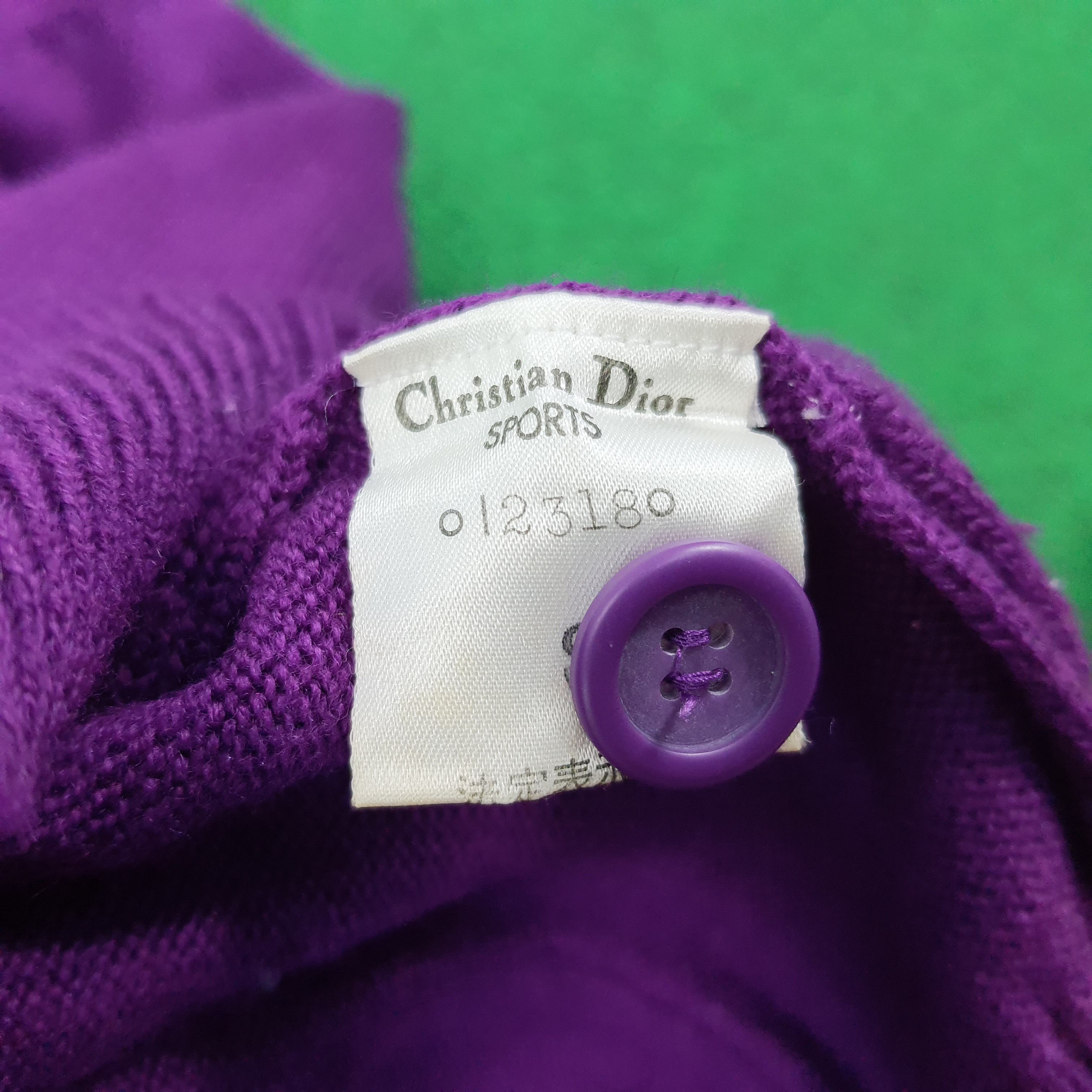 Christian Dior Monsieur × Vintage Vintage christian Dior Sport Designer Cardigans C233N2 Size US S / EU 44-46 / 1 - 9 Thumbnail