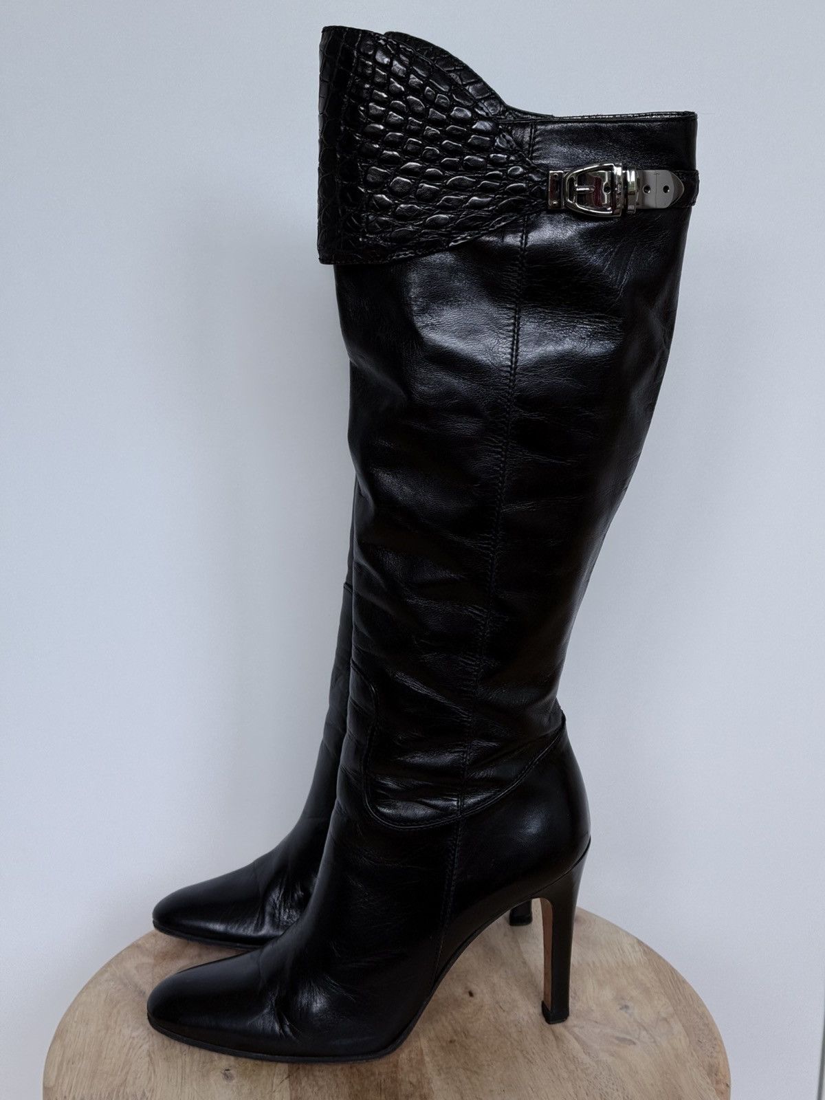 Gucci Gucci Leather riding boots Size US 6 / IT 36 - 1 Thumbnail