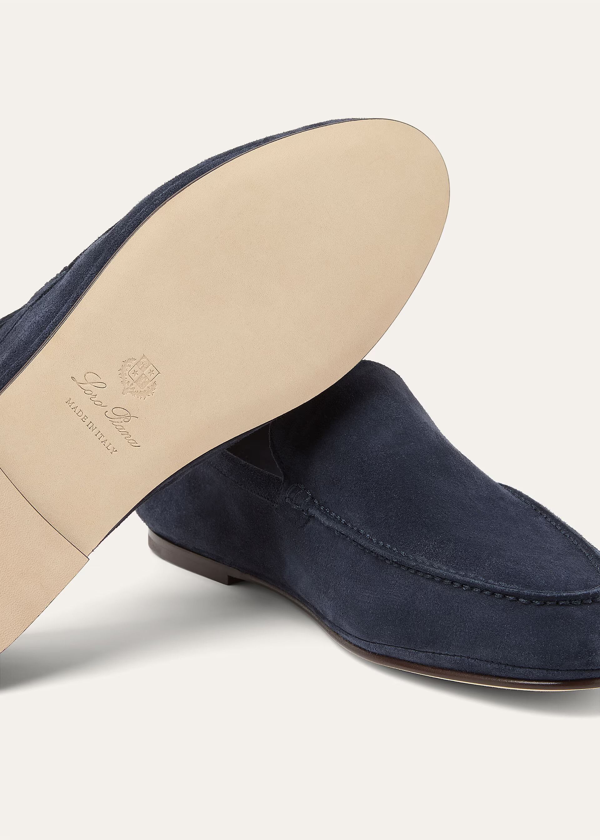Loro Piana os11x0226 FAQ5514 Summer Anton Loafers in Dark Blue Size US 7 / EU 40 - 5 Thumbnail