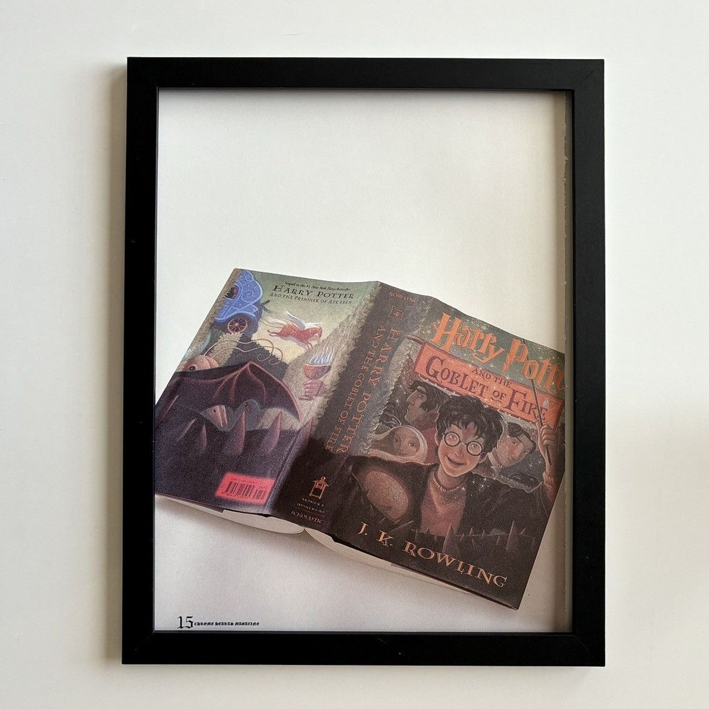 Chrome Hearts × Japanese Brand × Vintage Chrome Hearts harry potter covers photo Framed poster 9x11 Size ONE SIZE - 1 Thumbnail