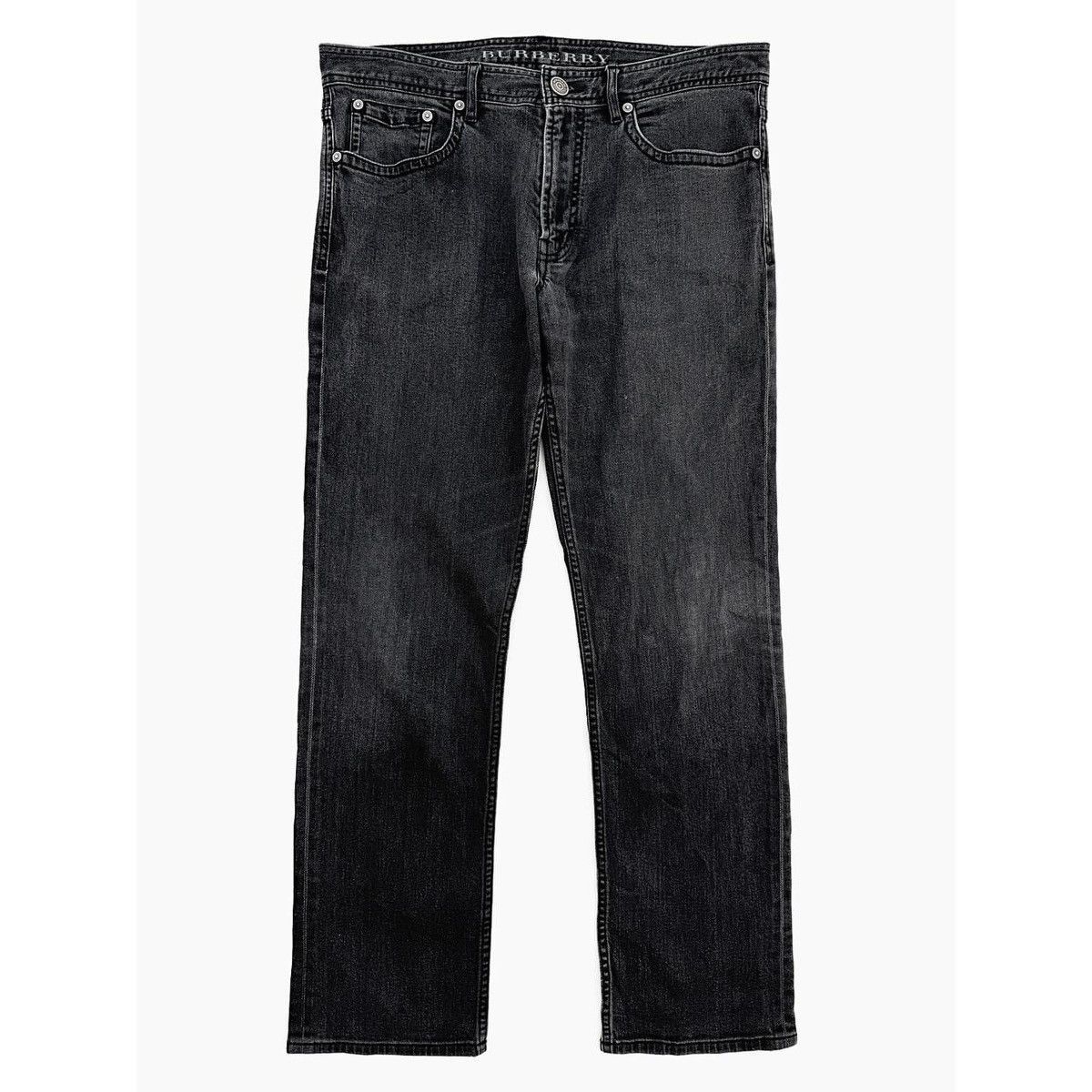 Burberry Burberry Black Denim Pants Size US 35 - 1 Thumbnail
