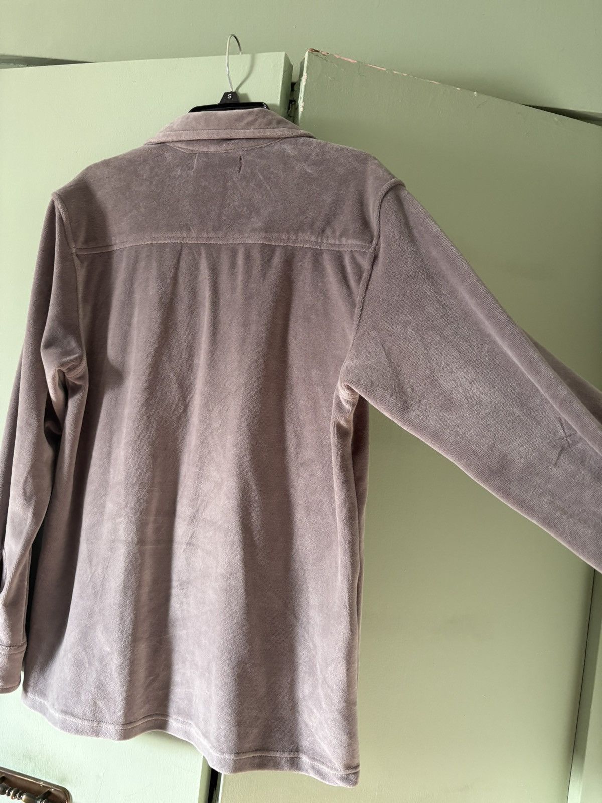 Sinclair Global Sinclair Velour Zip Up Collared Shirt Size US M / EU 48-50 / 2 - 10 Thumbnail
