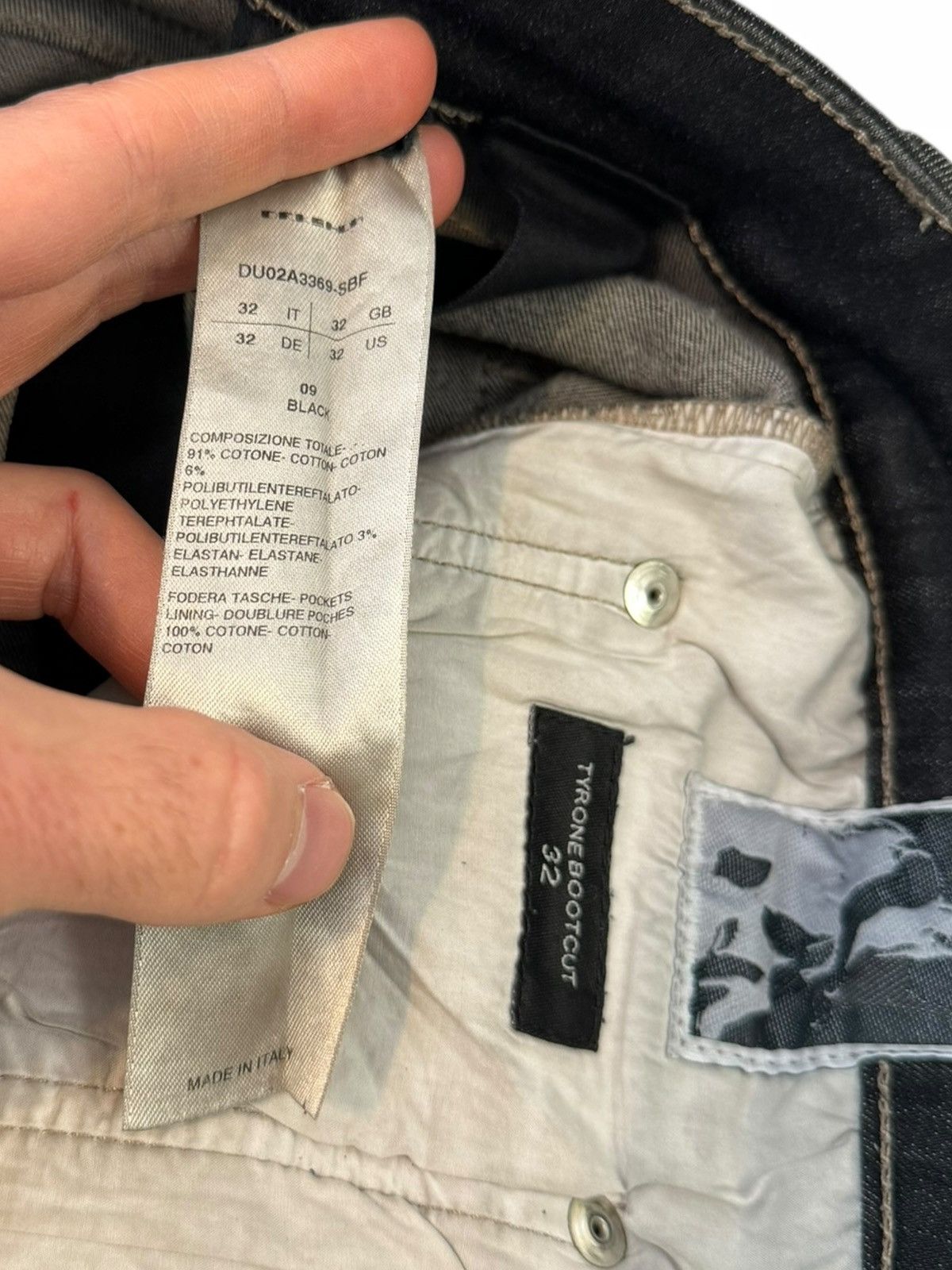 Rick Owens ★ Foil Waxed Tyrone Bootcut Denim Size US 32 / EU 48 - 12 Thumbnail