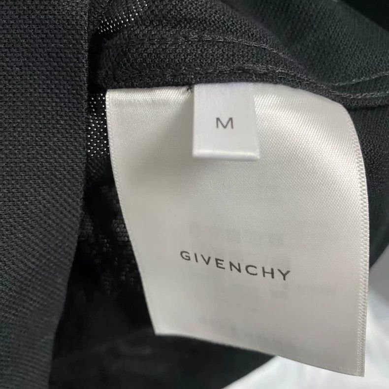 Givenchy Givenchy Black Half Zip Long Sleeve Polo - Size M Size US M / EU 48-50 / 2 - 3 Thumbnail