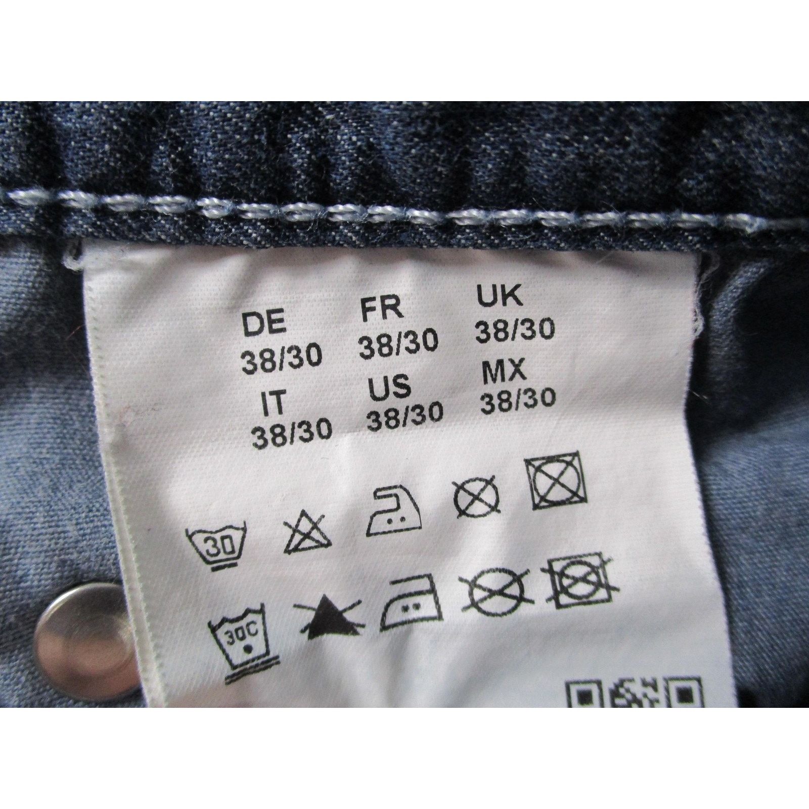 Hugo Boss Hugo Boss Jeans Mens 38x30 Blue Rinse Stretch Straight Leg Size US 38 / EU 54 - 6 Thumbnail
