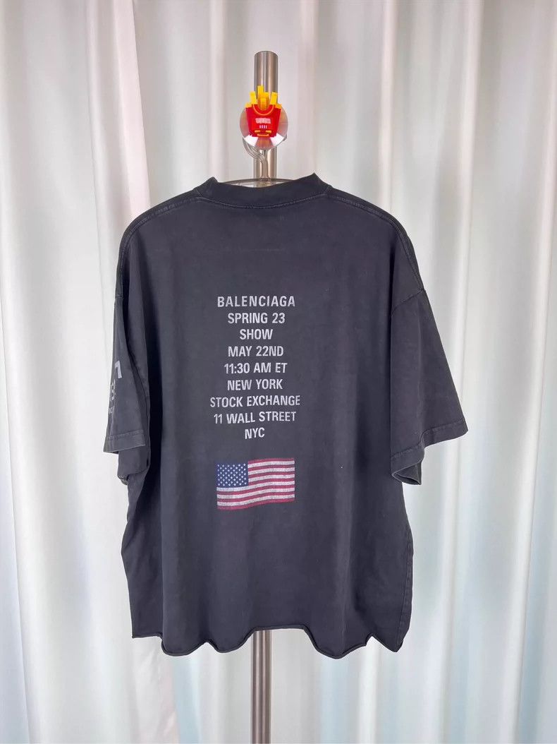 Balenciaga Balenciaga Black NYSE Limited Short Sleeve Size US M / EU 48-50 / 2 - 2 Thumbnail